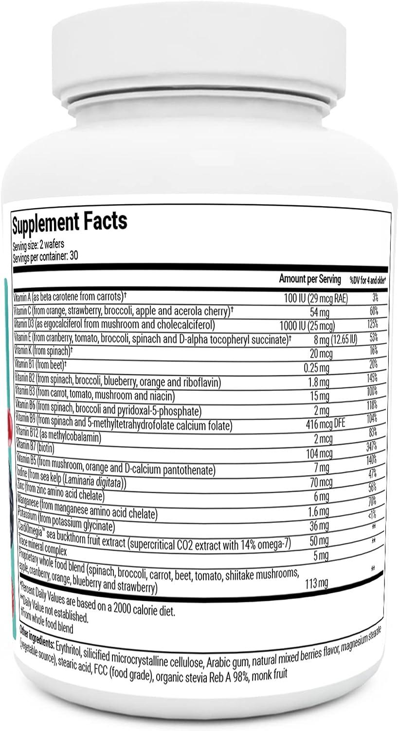 Dr. Berg Kids Chewable Multivitamins (NOT Sweetened w/Sugar) Daily