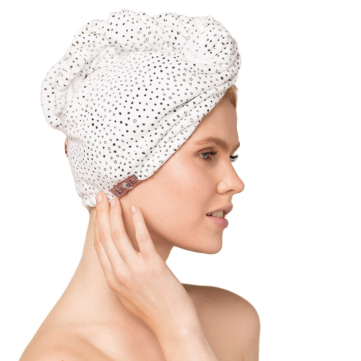 Kitsch Microfiber Hair Towel Wrap Super Absorbent & Ultra Soft Hair