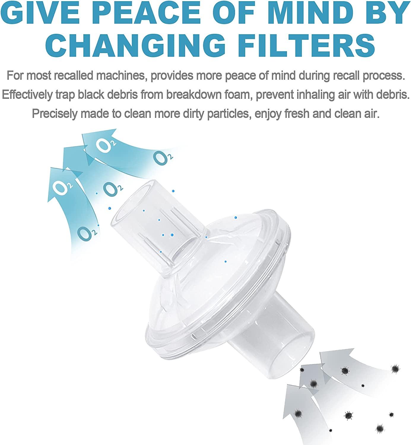 Universal Fit in&Line CPAP Filter for Philips Dreamstation 10 Packs