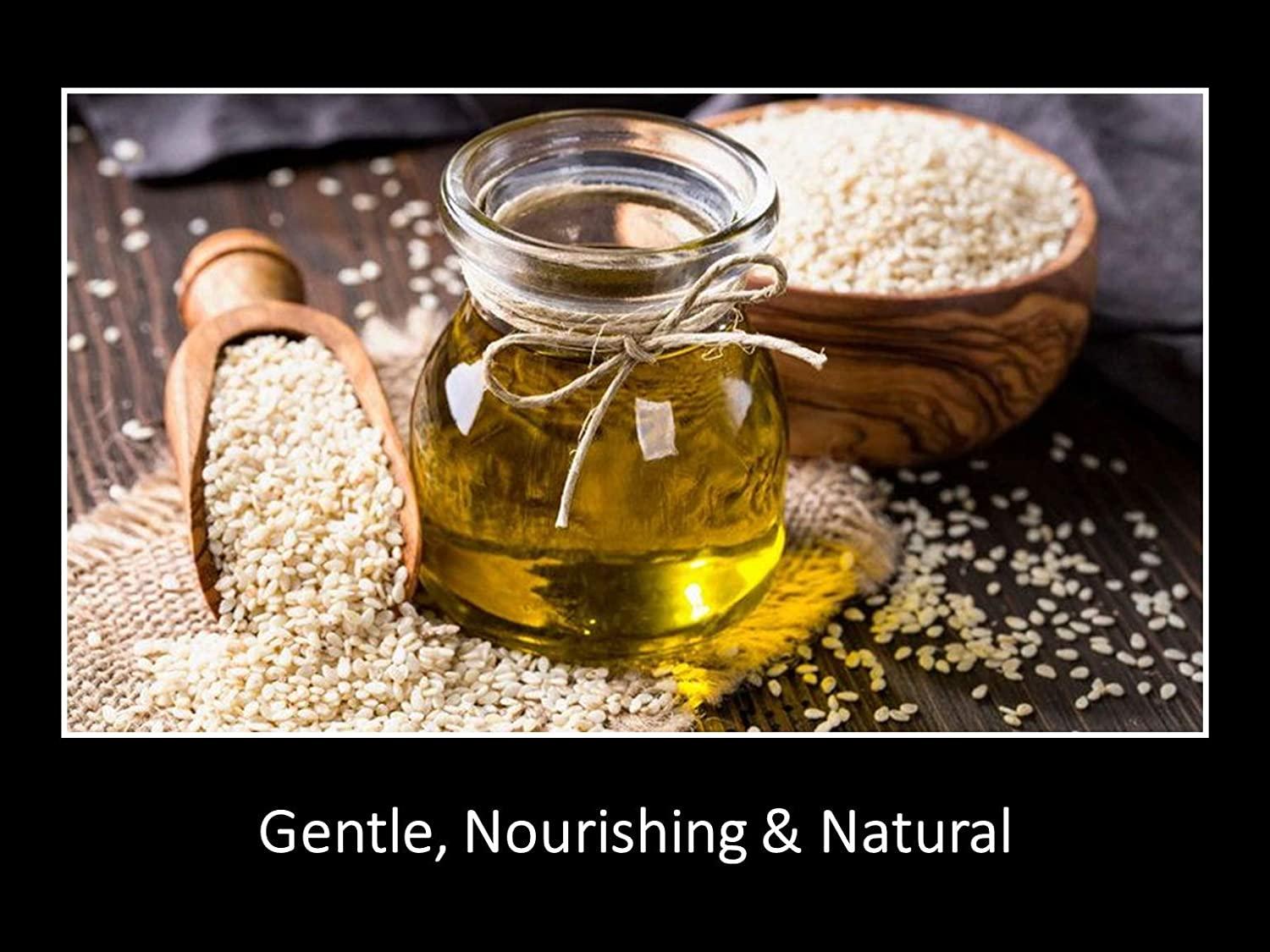 Daana Organic Sesame Oil for Skin Extra Virgin, Cold Pressed (12 fl oz