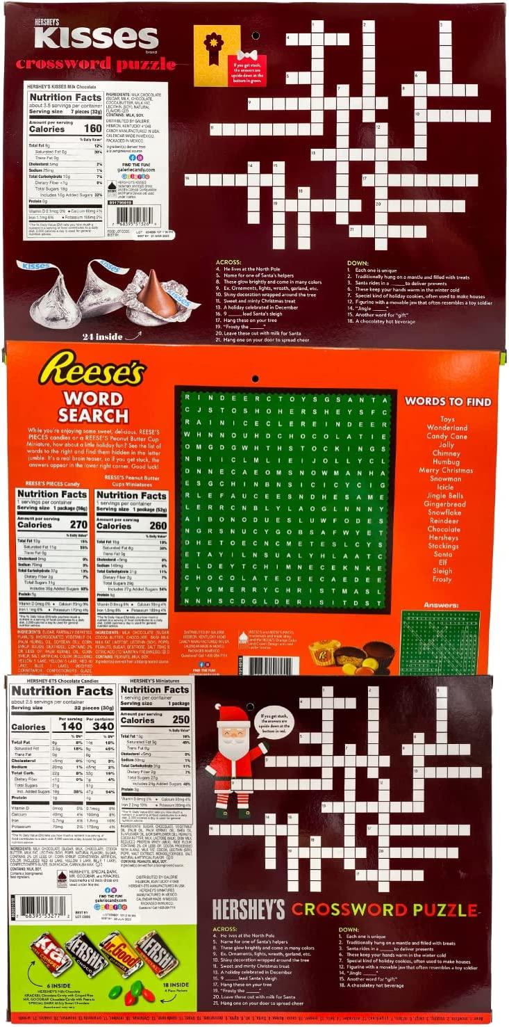 2022 Hershey Chocolate Advent Calendar Gift Set Reese #39 s Kisses