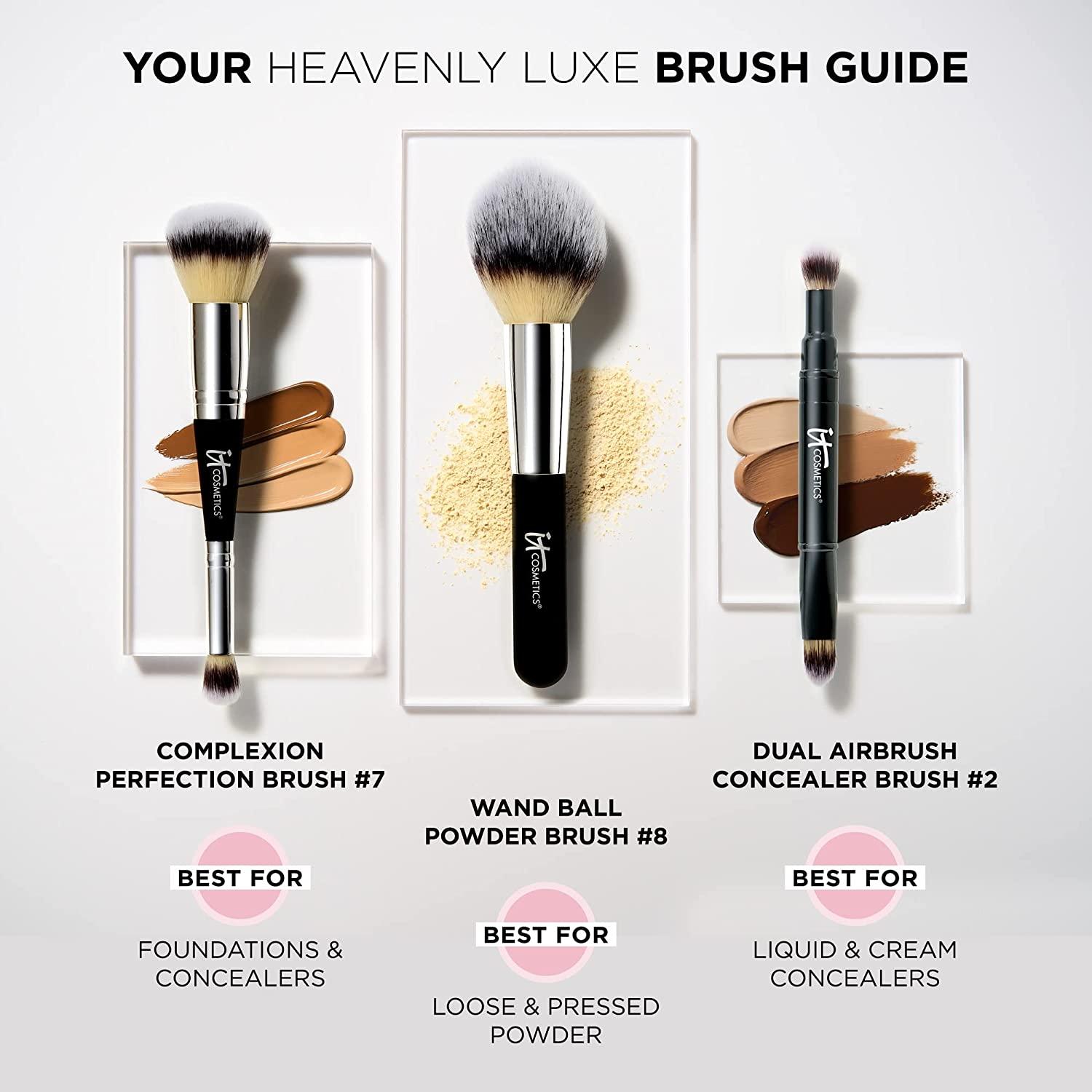 IT Cosmetics Heavenly Luxe Dual Airbrush Concealer Brush 2 2in1