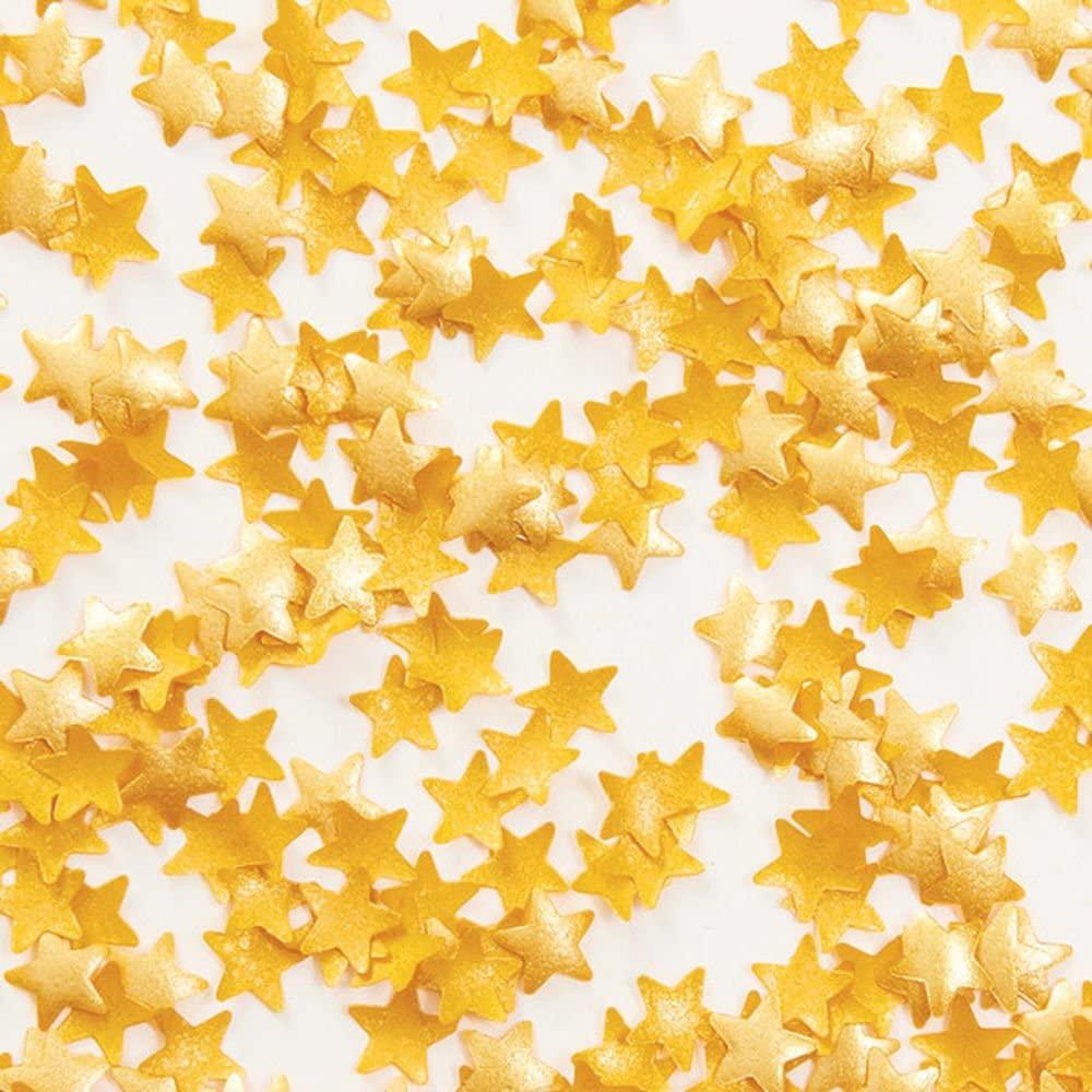 Wilton Edible Glitter Gold Stars 0.04 Ounce