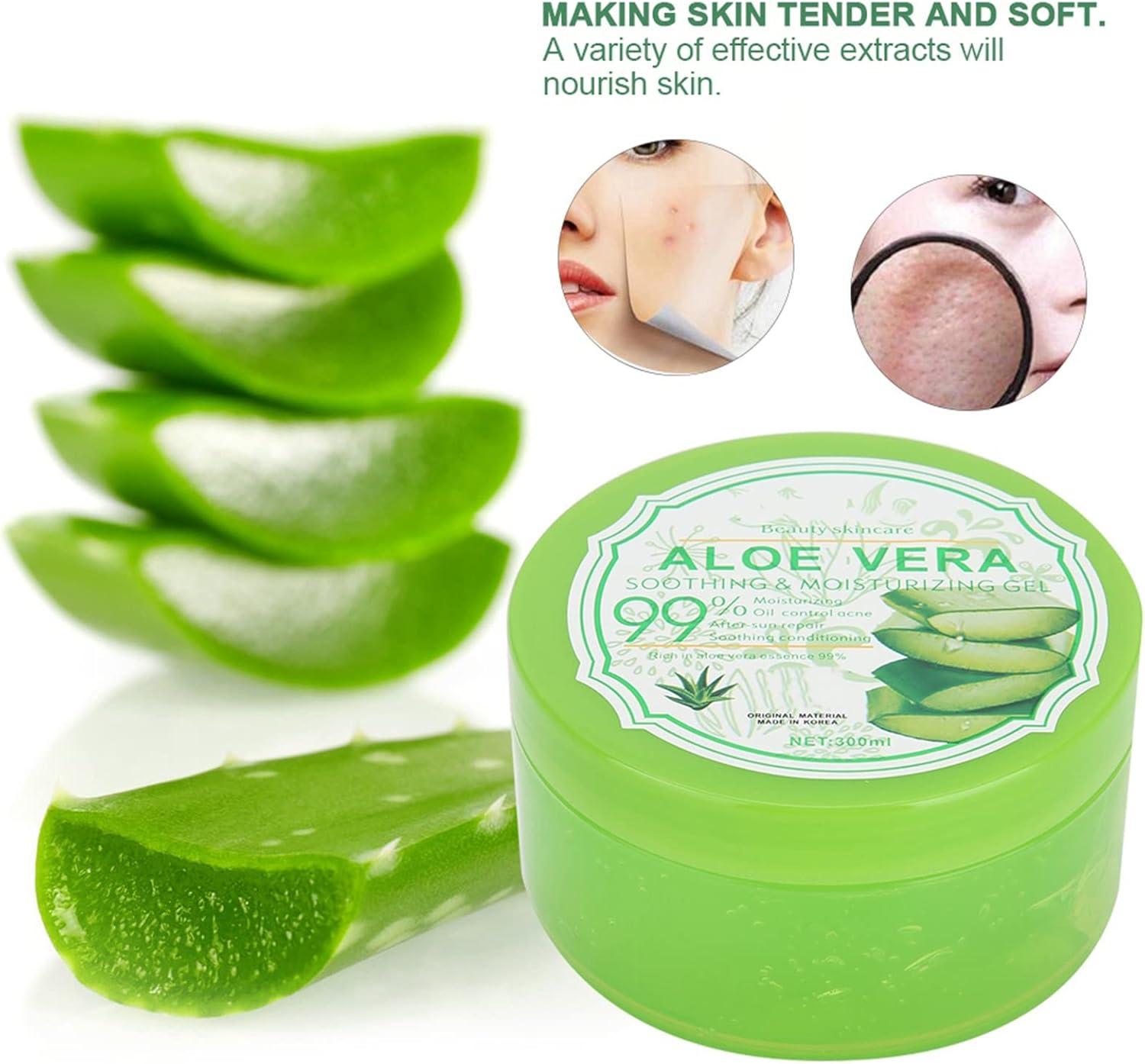 Aloe Vera Gel Hydrating Moisturizing Aloe Vera Gel Sleeping Wash-free Skin  Care Cream for Relieving Itchy Dry Irritated Skin Soothing the Skin Leaving  the Skin Soft Tender 300g | Buy Now with
