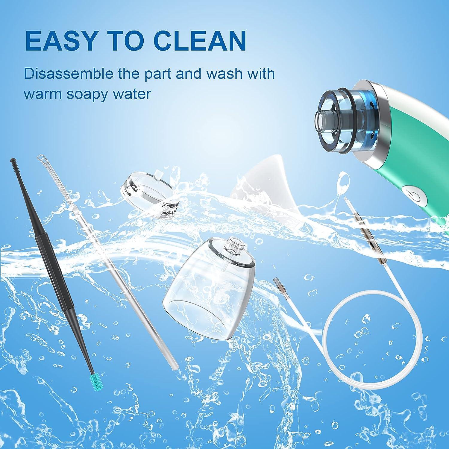 EarWaxVacuum Ear Water Remover Kit 5 Levels Electric Ear Vacuum Wax