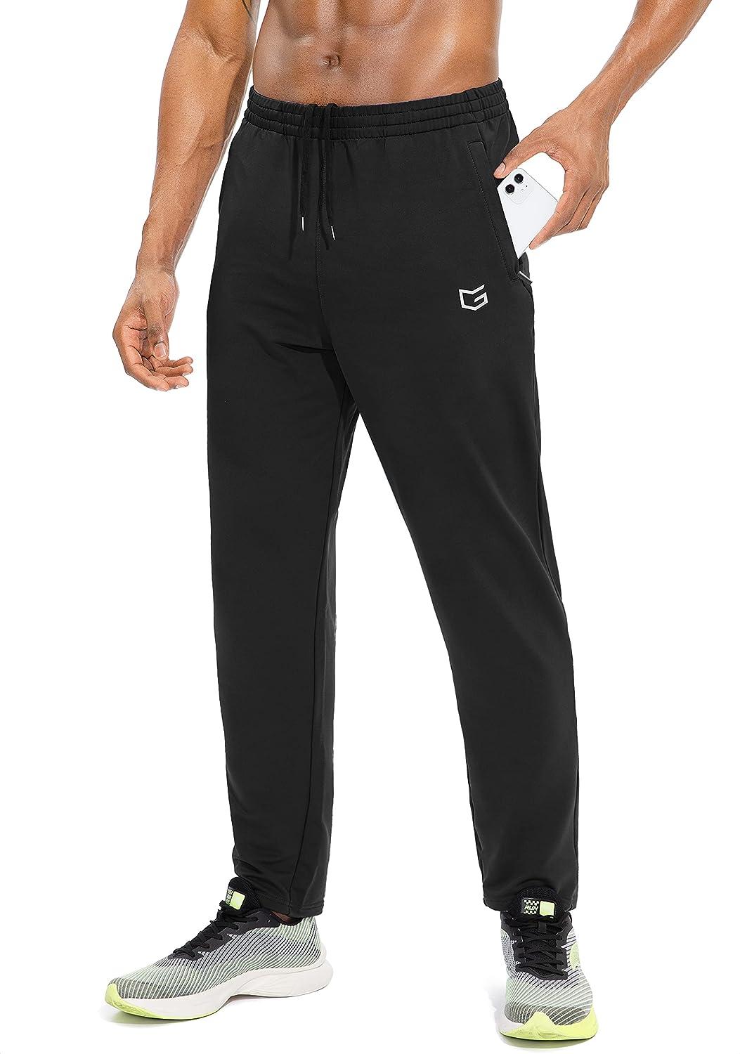G Gradual Men's Sweatpants with Zipper Pockets Tapered Track