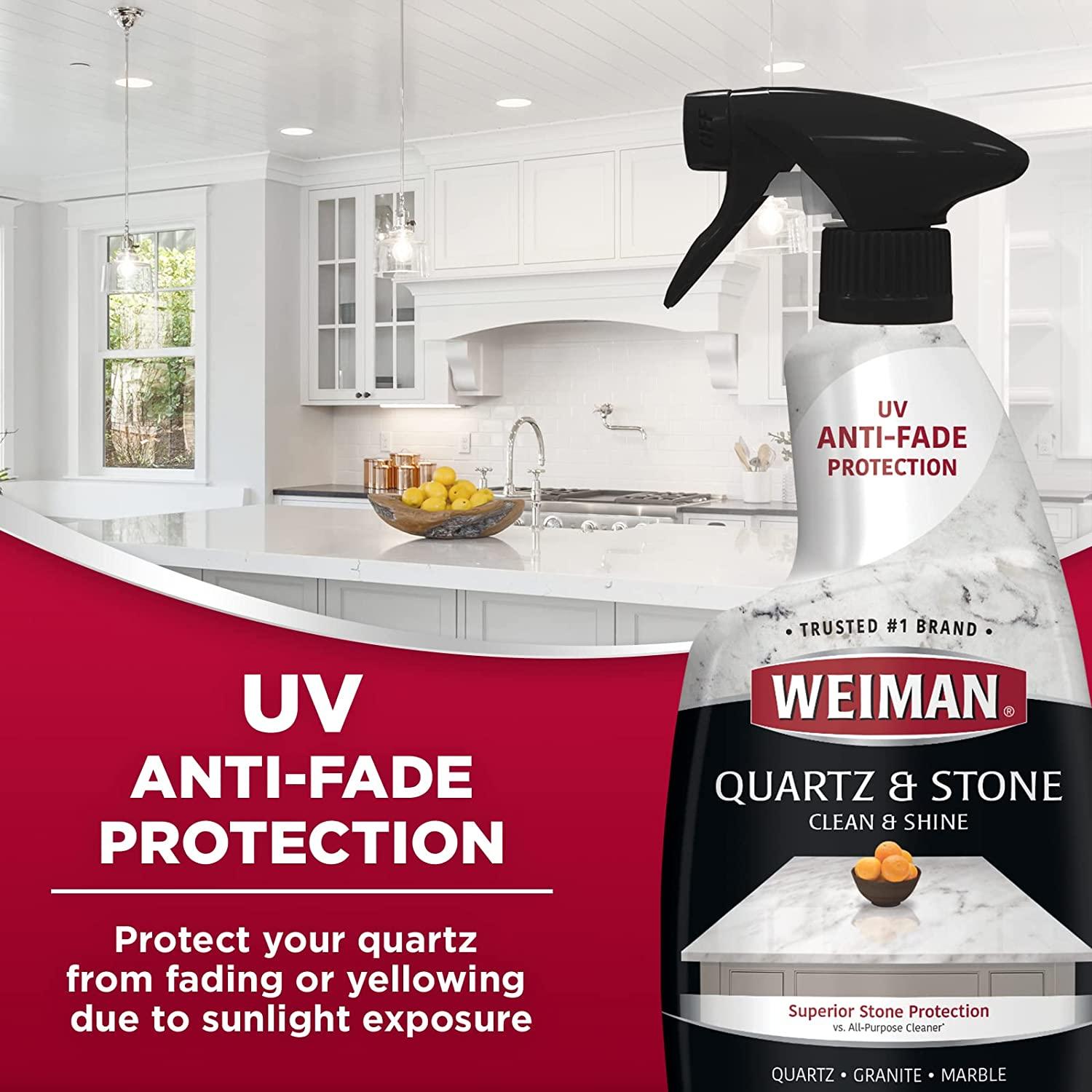 Weiman Quartz Countertop Cleaner and Polish 24 Ounce Clean and