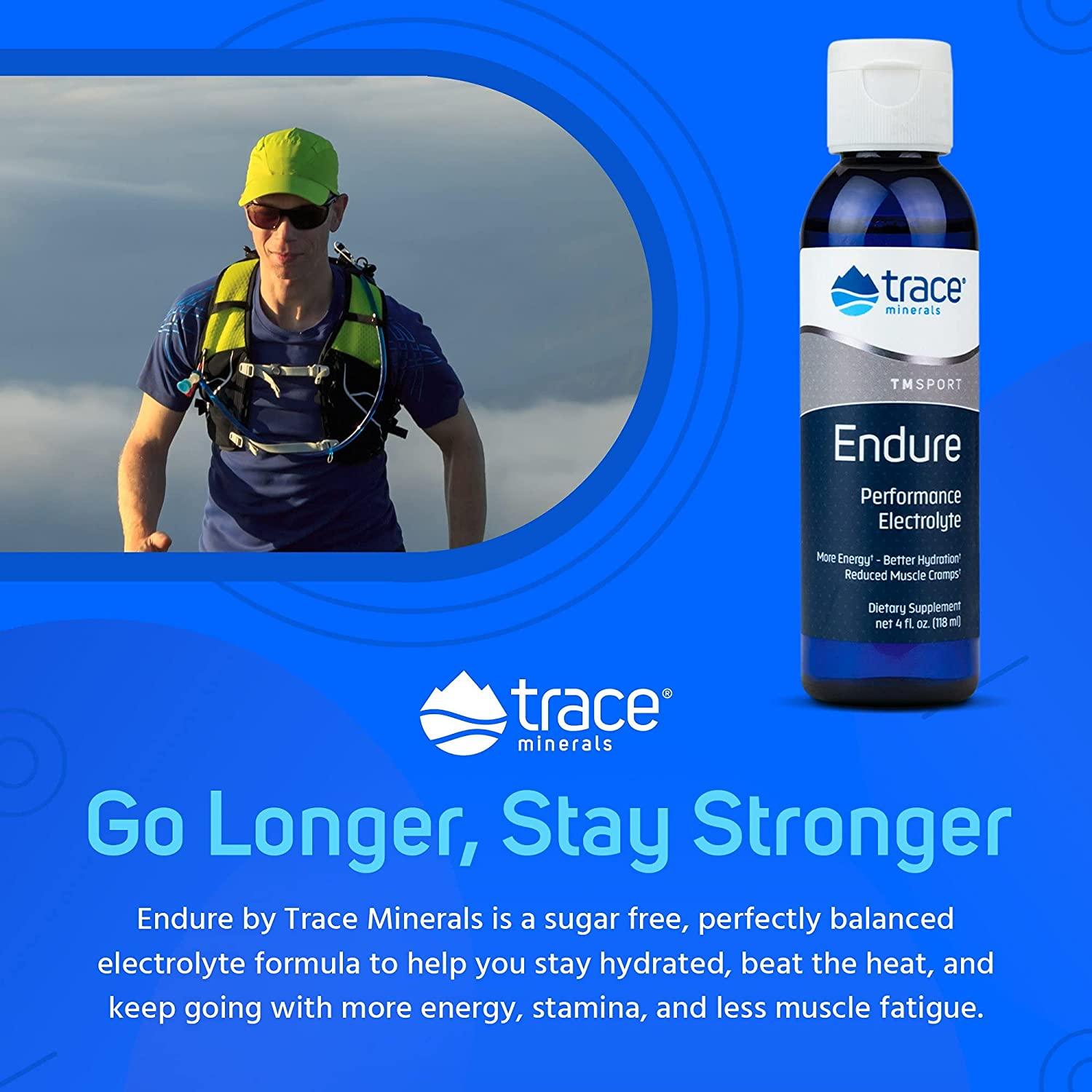 Trace Minerals Research Endure Performance Electrolyte 4 fl oz (118 ml)