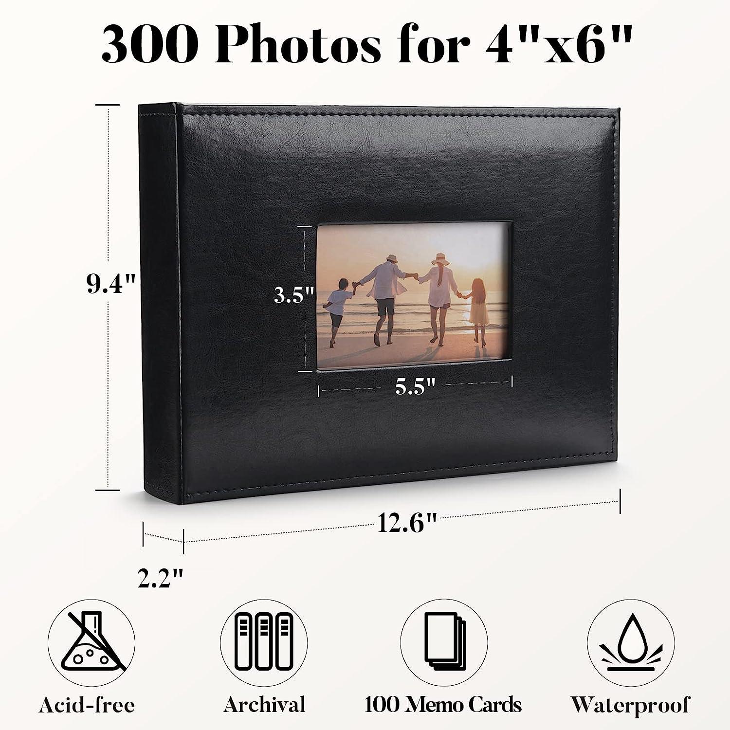 Small Photo Album 4X6 (Light Silver) - 2-Pack 4 X 6 Photo Book