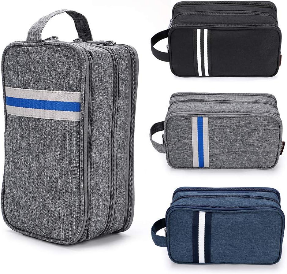 IGNPION Travel Toiletry Wash Bag Dry & Wet Separation Gym Shaving