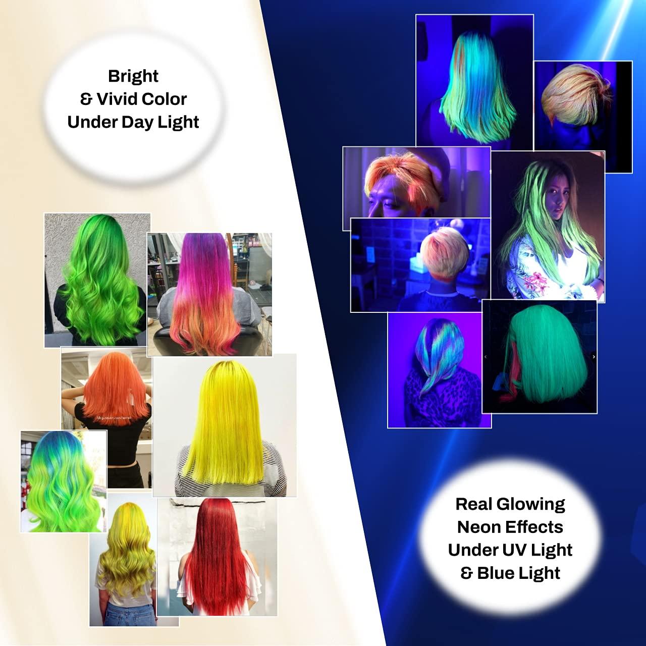 Neon Brights Semi Permanent Hair Color
