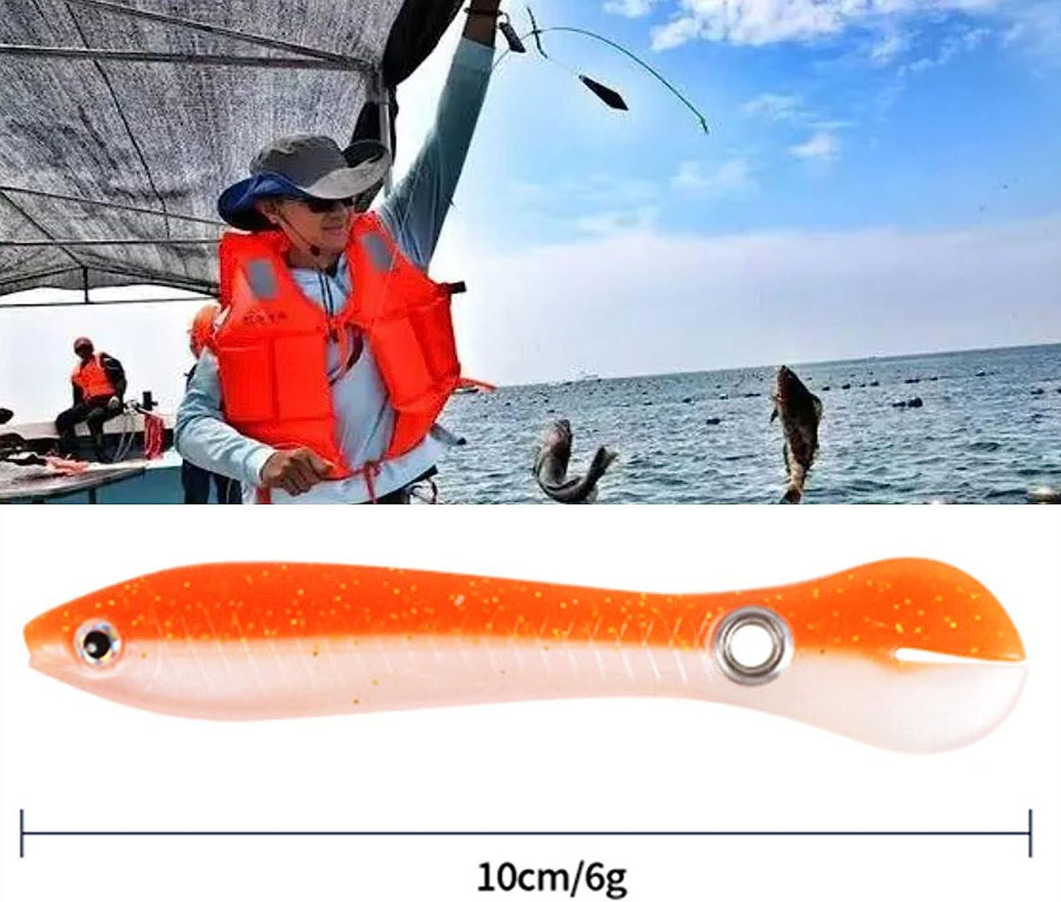10 Pcs Soft Bionic Swimming Fishing Lures Loach Artificial Bait with  Rotating Spins Tail - Slow Sinking Bass Swimbaits for Saltwater/Freshwater  - Mixed Color 5pcs | Buy Now with Express International Delivery |  GoSupps.com