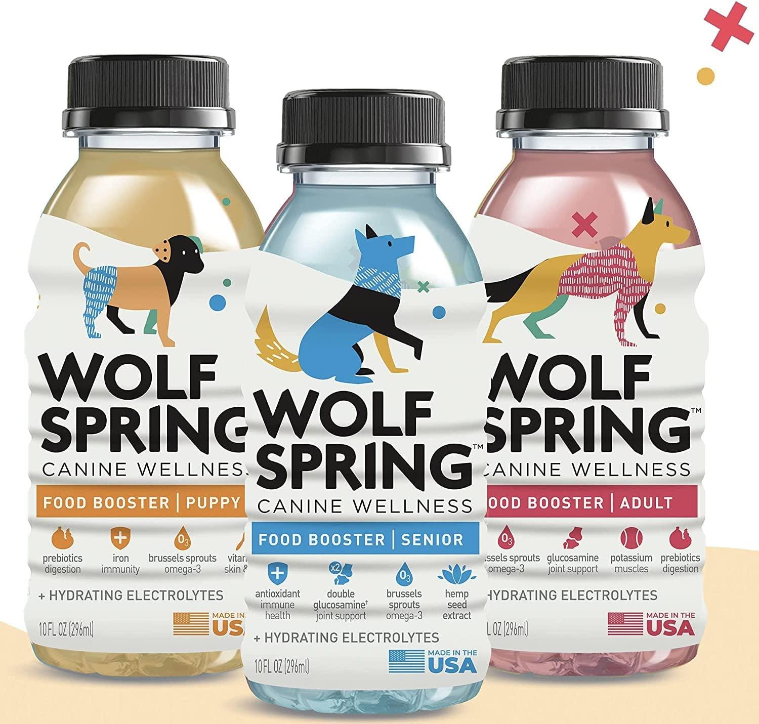Wolf Spring All Natural Dog Food Booster Supplement Adult Dogs