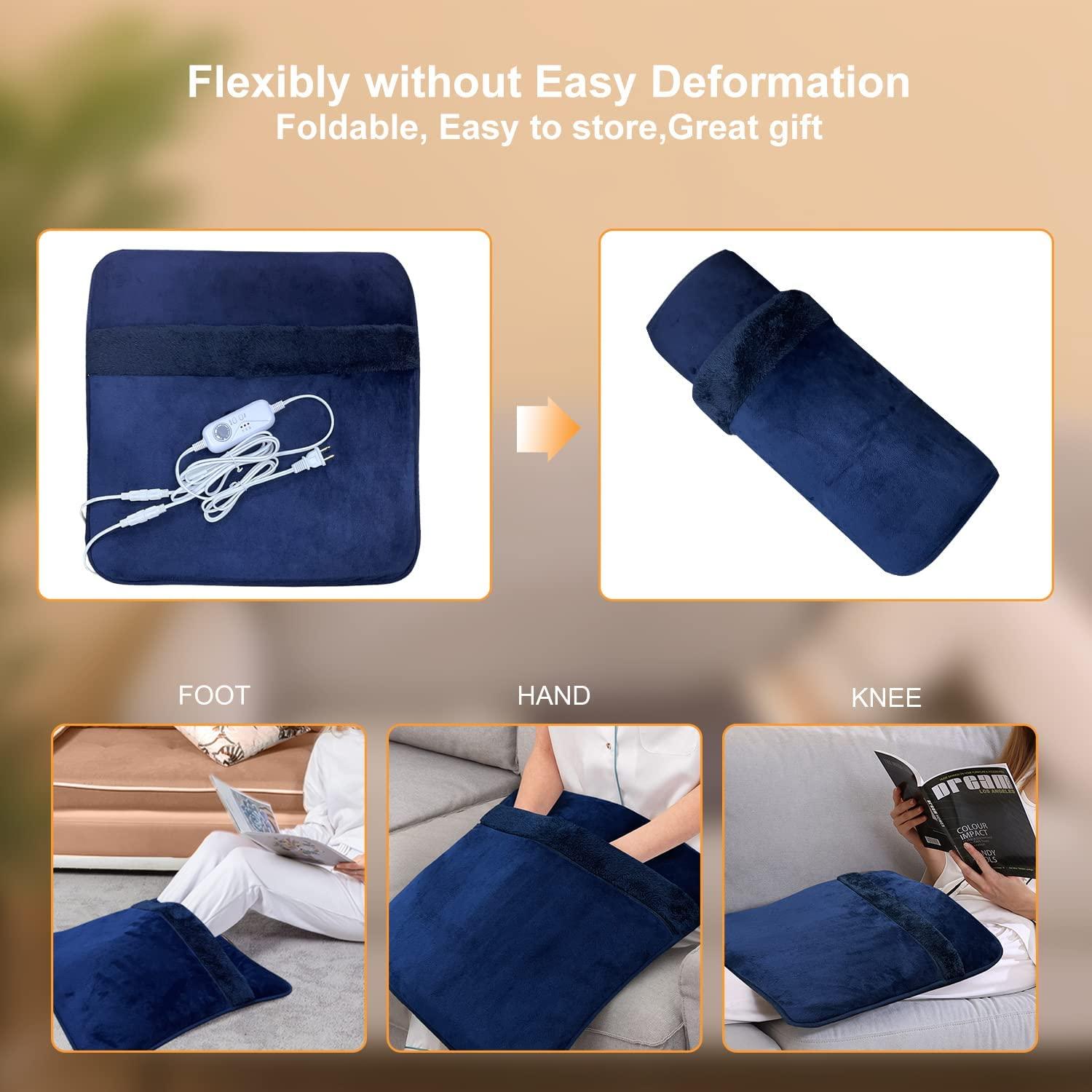 Double Sided Electric Foot Warmer for Men and Women with NonSlip &18H