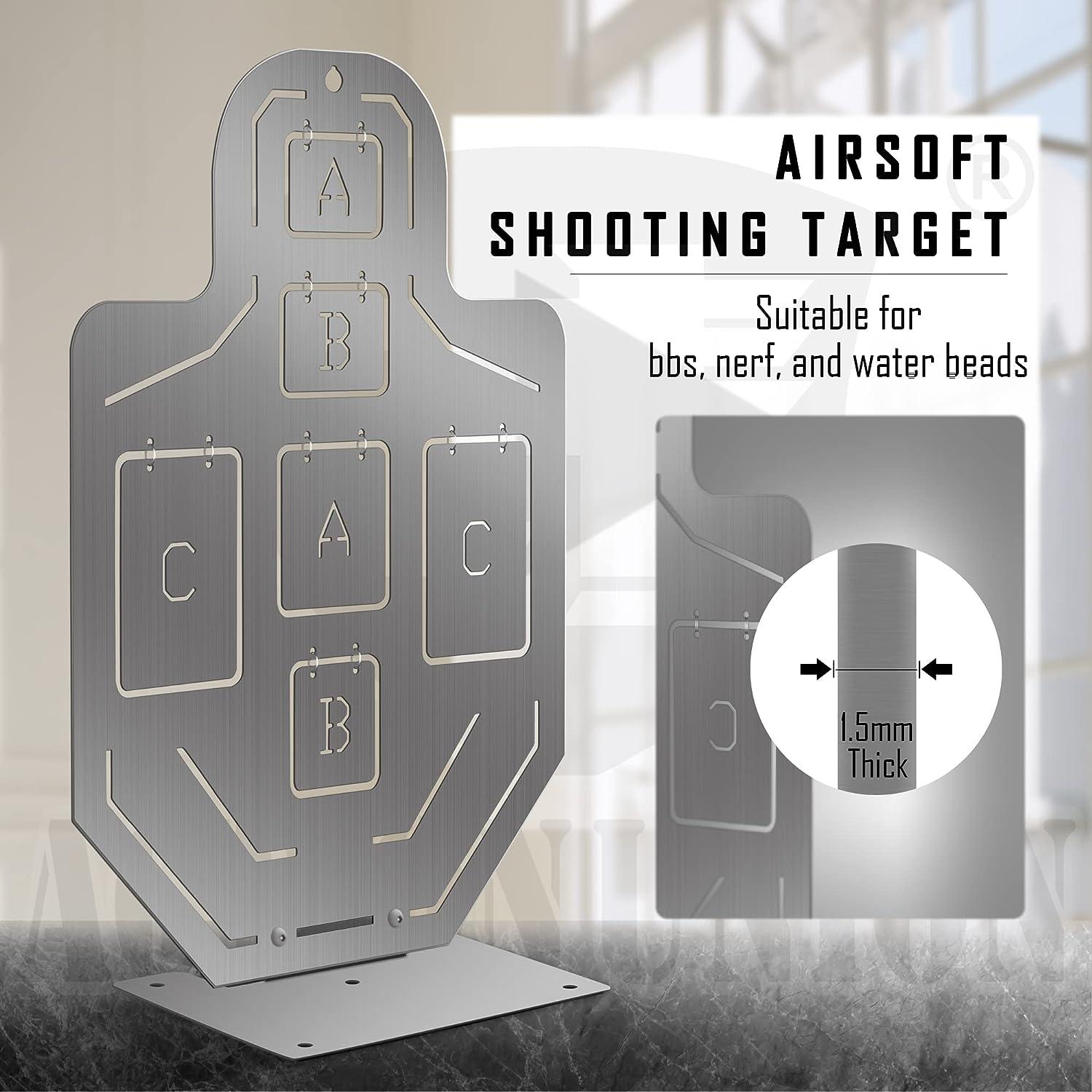 ACTIONUNION Airsoft Target All Metal Shooting Target Stainless Steel