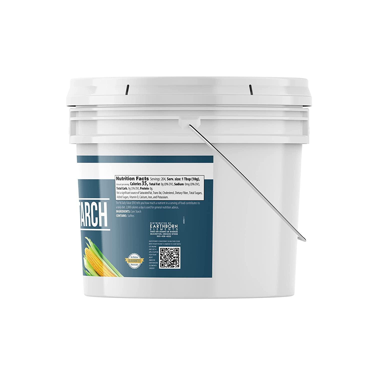 Earthborn Elements Corn Starch (1 Gallon), Thickener For Sauces, Soup