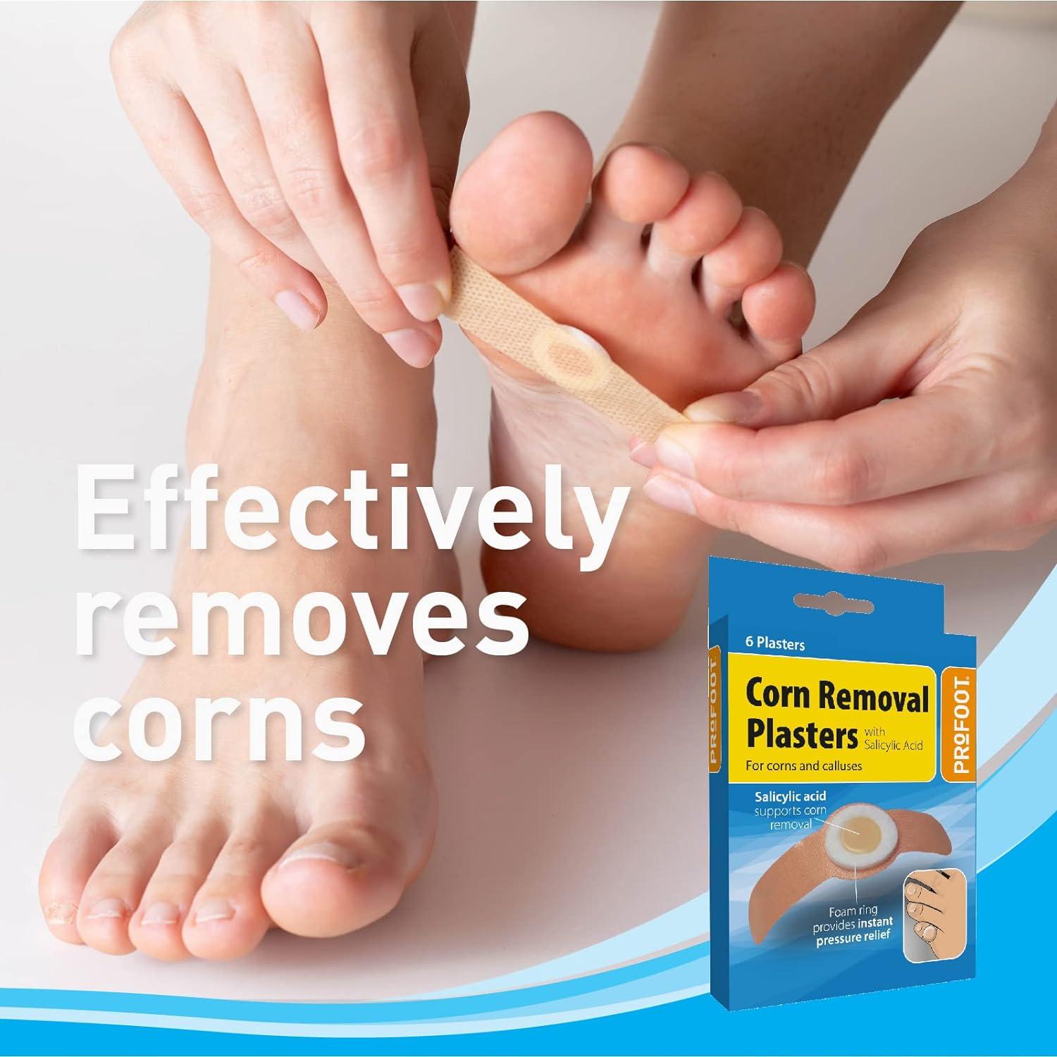 60PCS Corn Remover Plasters - Self-Adhesive Toe Pads For Pain Relief