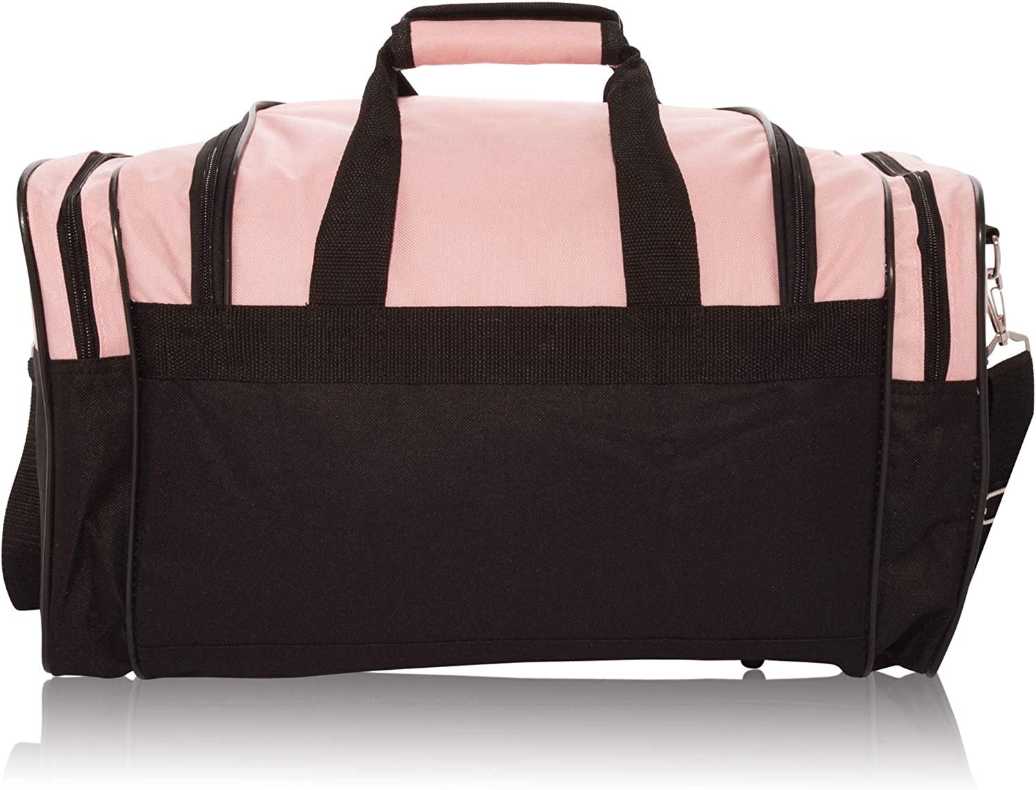 DALIX 17" Blank Duffle Bag Duffel Bag Travel Size Sports Durable Gym
