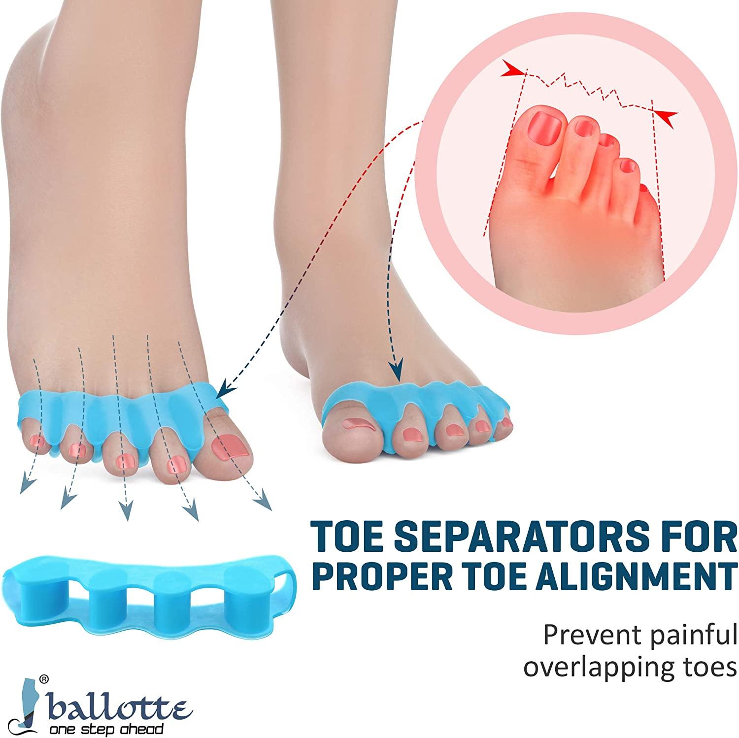Toe Separator Toe Spacers Realign Toes and Relieve Tightness in Your ...