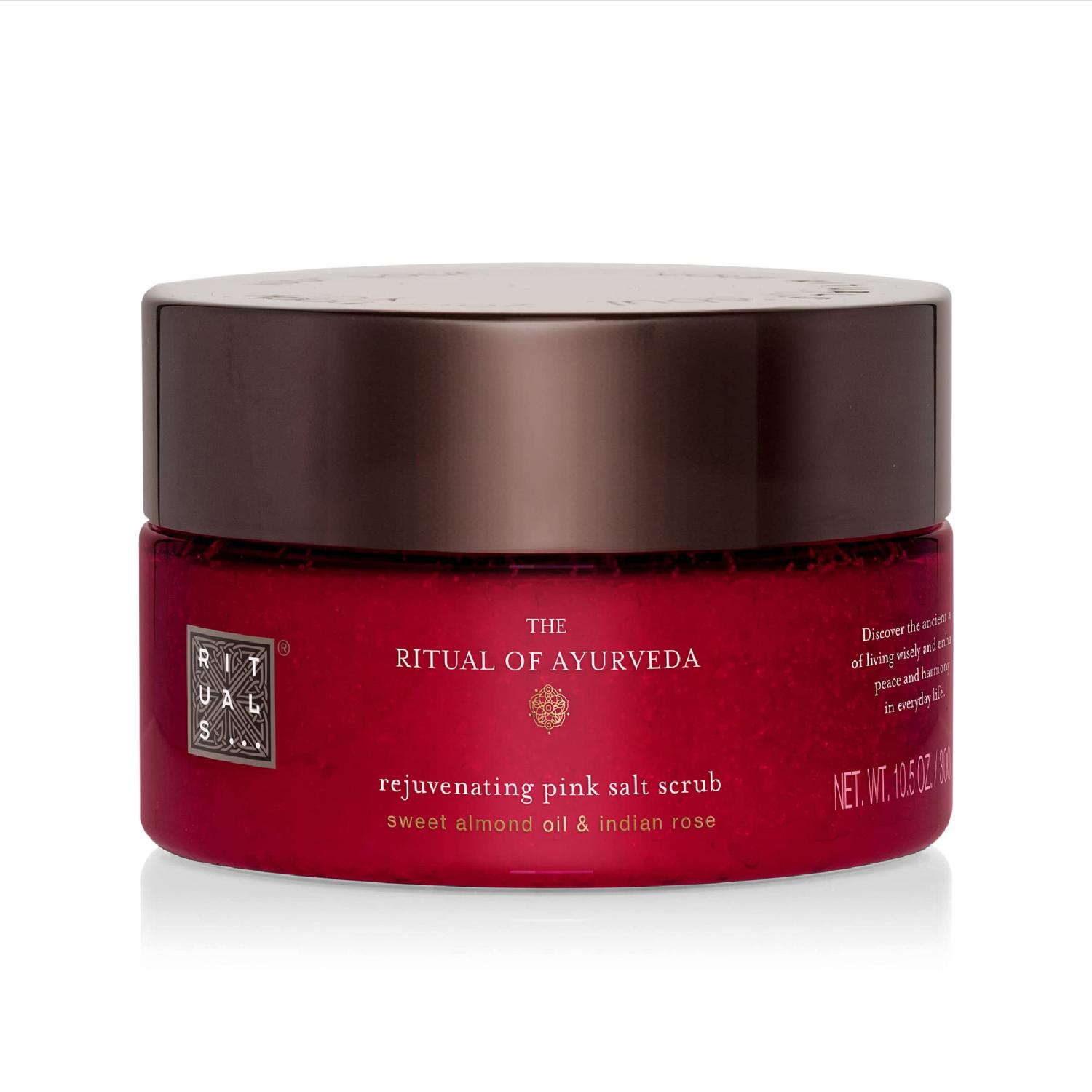 RITUALS Ayurveda Body Scrub with Punjabi Pink Salt & Sweet Almond 10.5 Oz