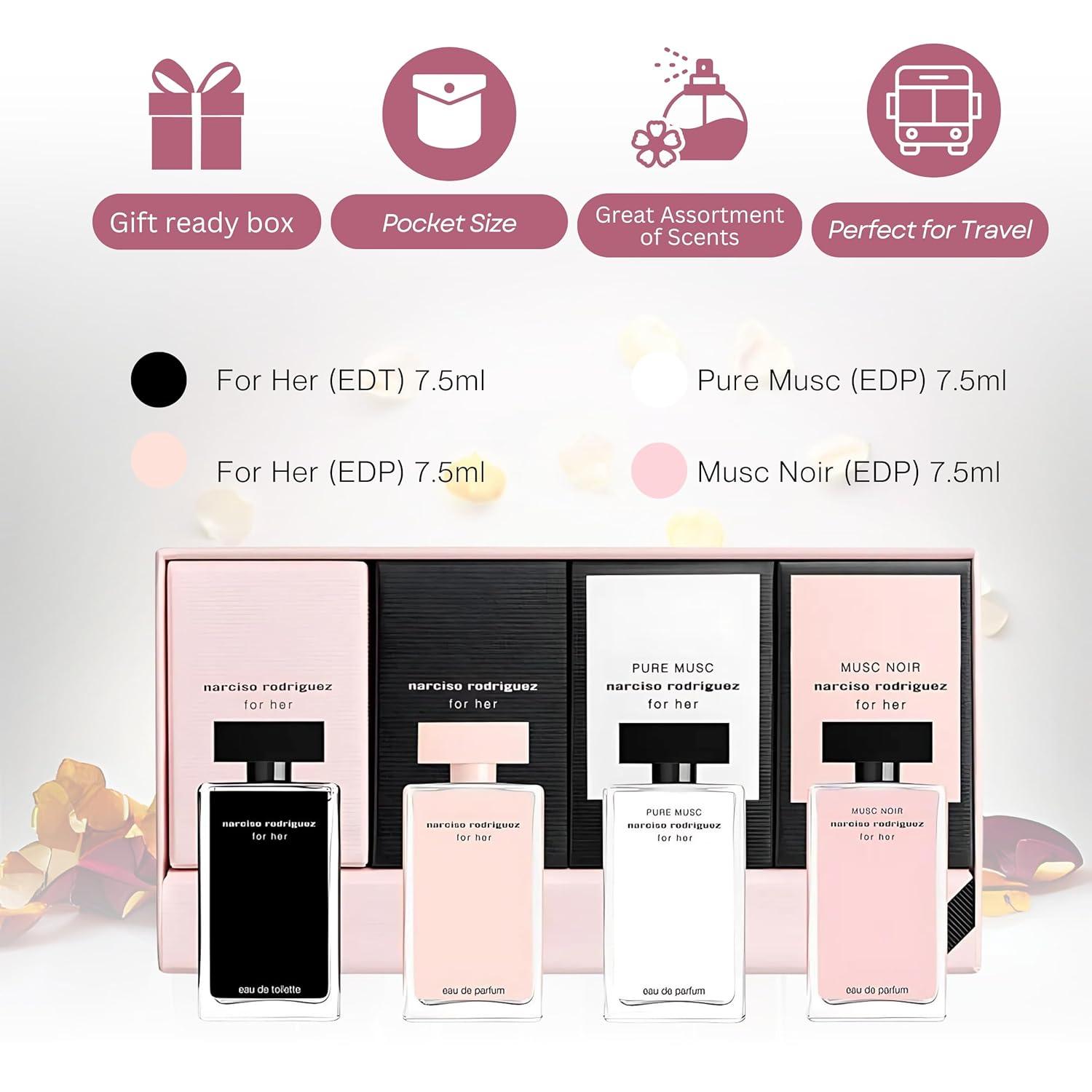 Narciso Rodriguez for Her Mini Perfume Gift Set for Women For Her