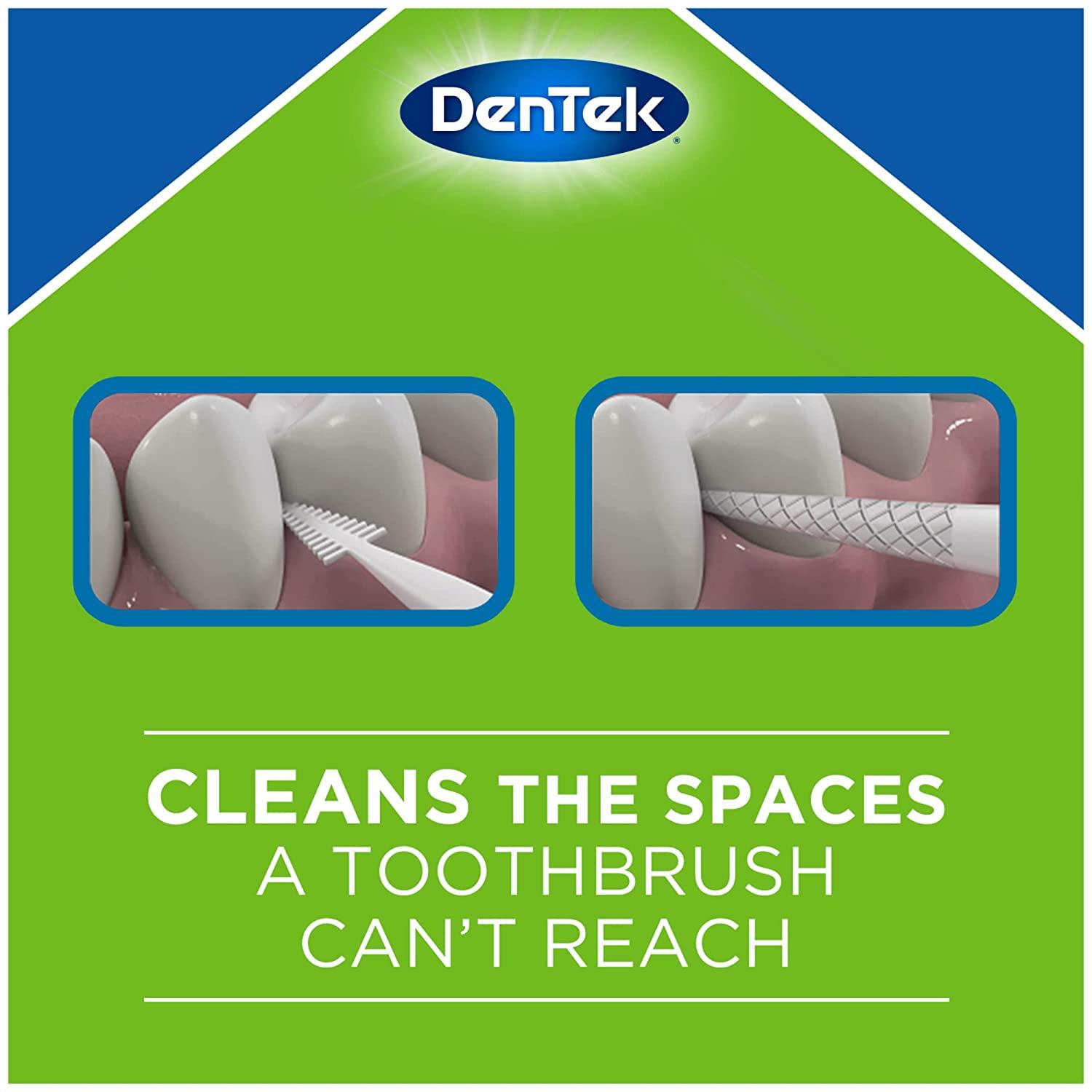 DenTek Deep Clean Bristle Picks Removes Food & Plaque 100 Count