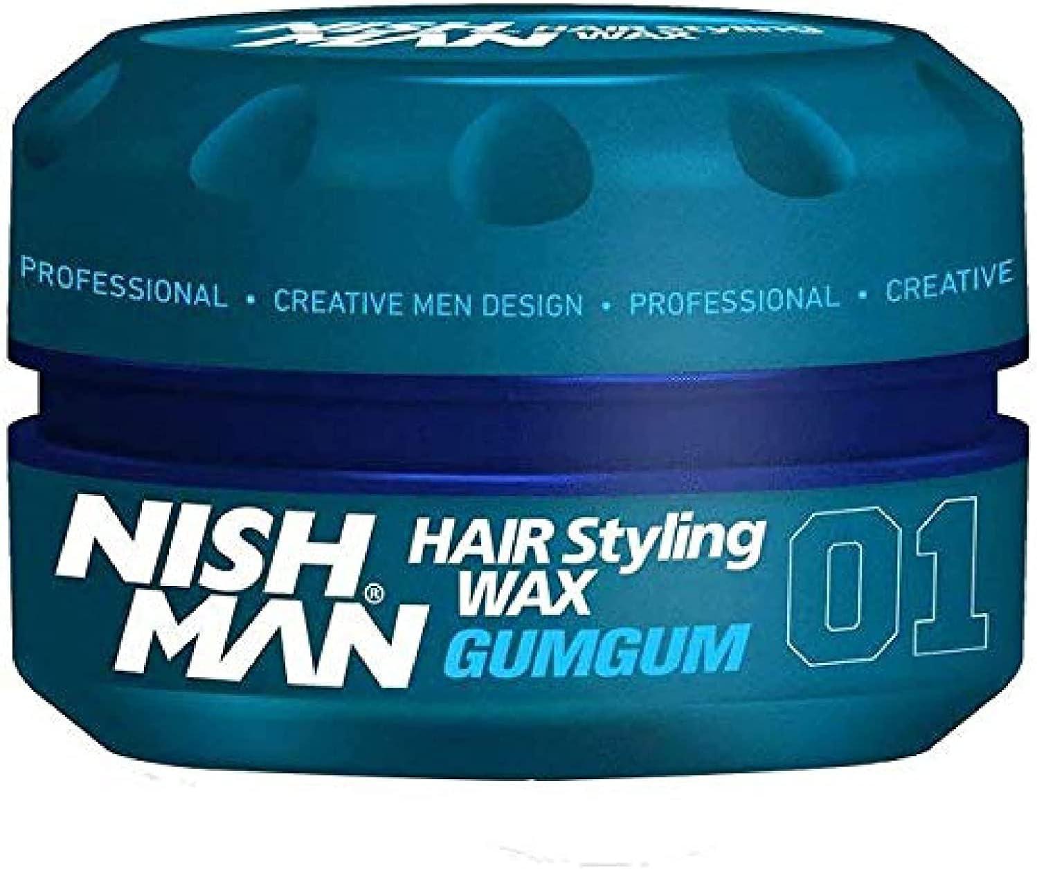 NISHMAN Aqua Gel Wax For Men B3 - Flaming 150g - Mango Scent | FindTheDeal
