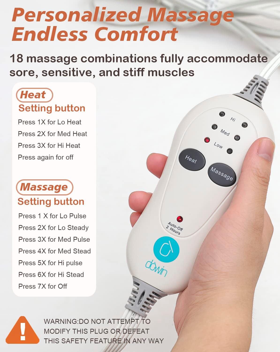 Electric store heat massager