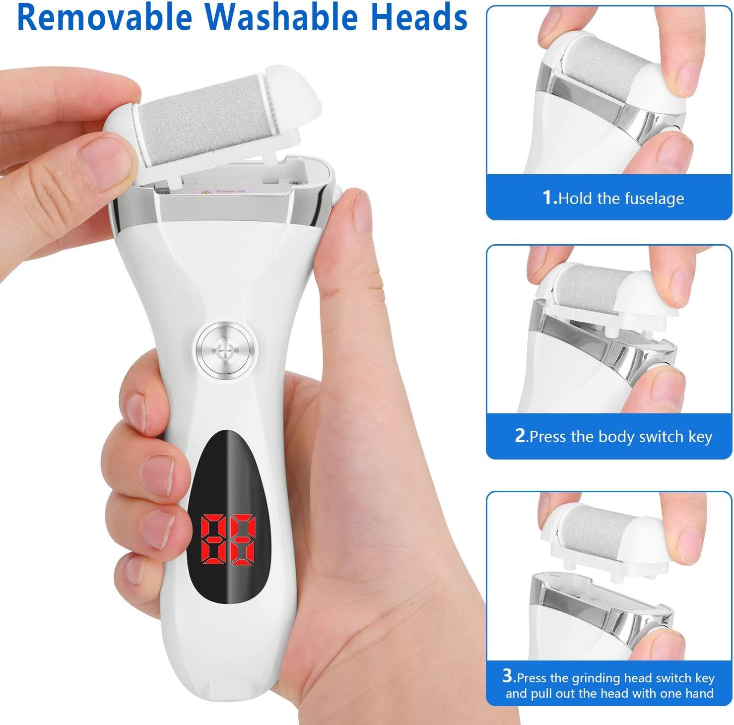 Electric Pedi Callous Remover, Professional Electric Foot Grinder File
