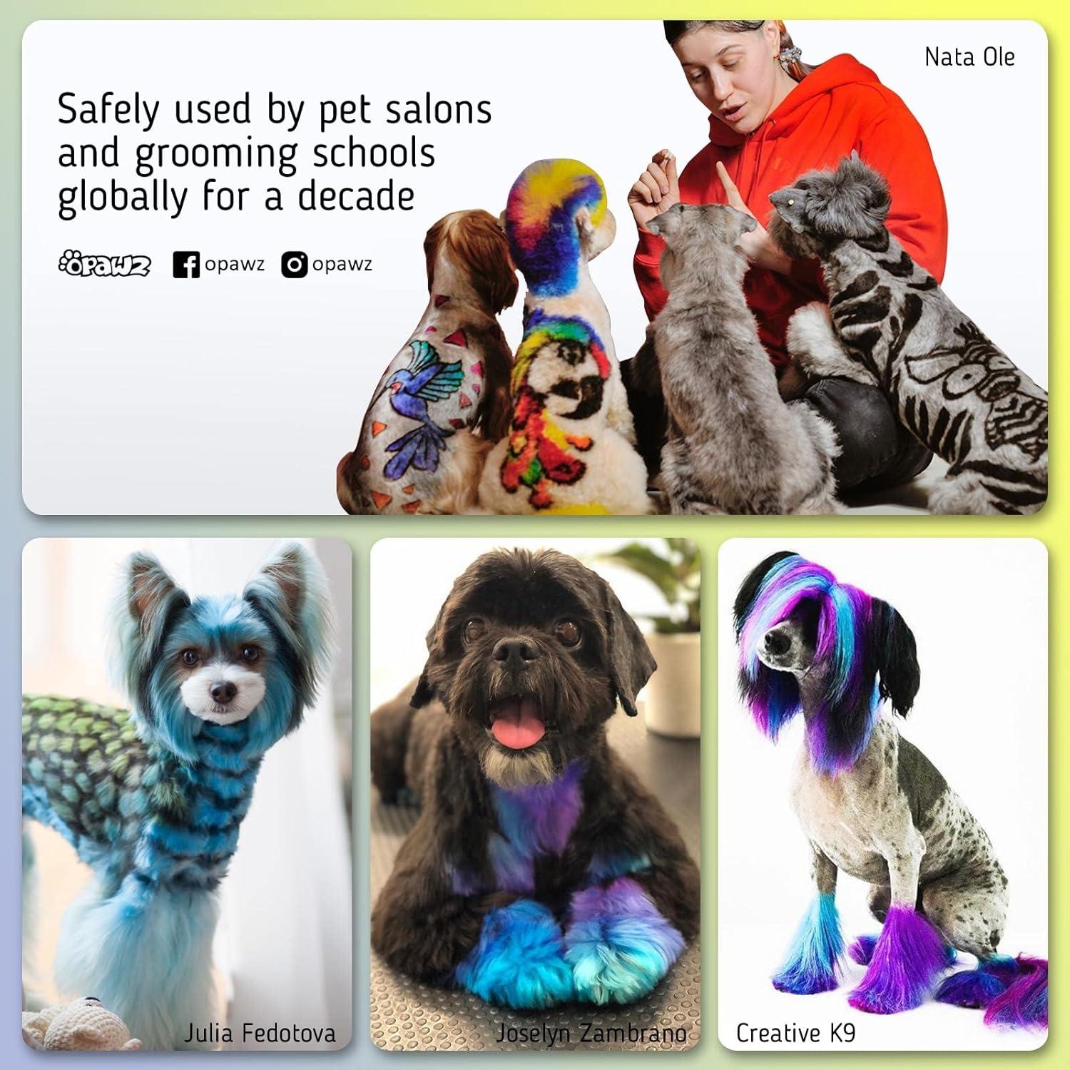 Opawz Permanent Pet Hair Color Professional Pet-Safe Dye for