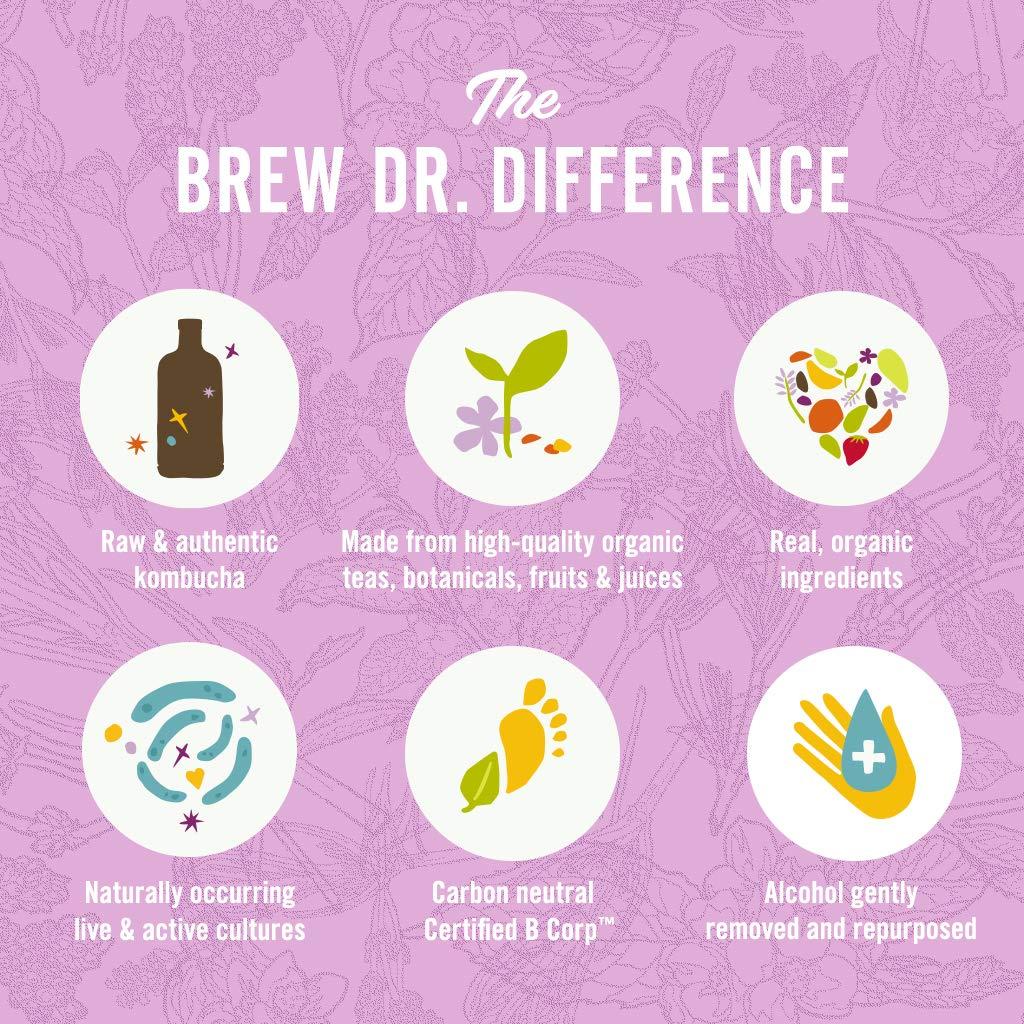 Brew Dr. Kombucha Love Jasmine Green Tea with Lavender, Chamomile