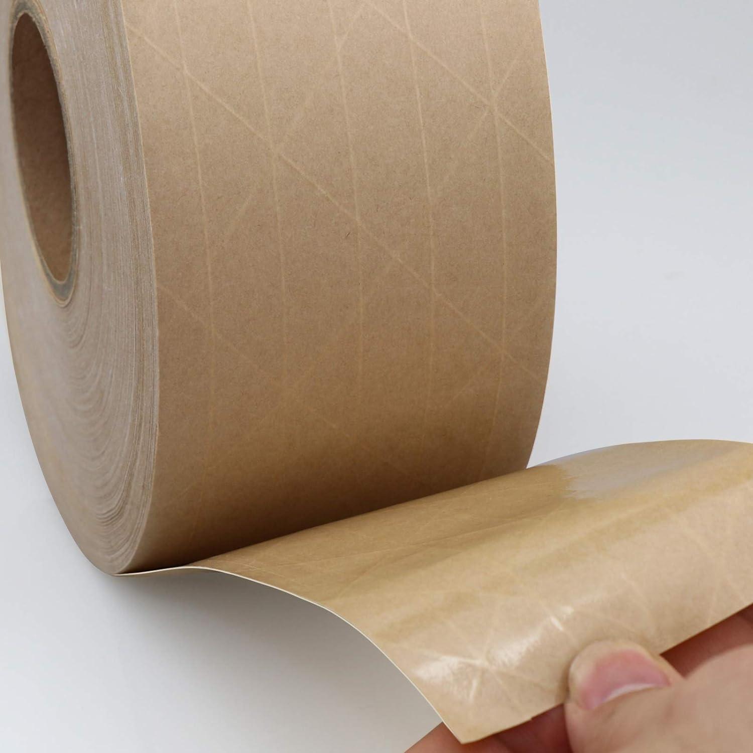 Packing Packaging Brown Kraft Paper Gummed Tape for Masking,Moving,Shipping  Cart