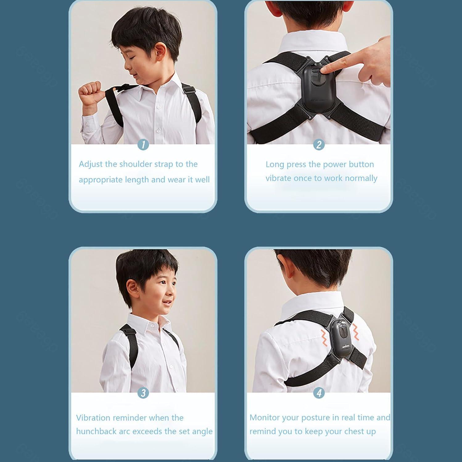 Meltor Intelligent Posture Correction Belt for Men - Adjustable Back  Support with Vibration Reminder & Memory Angle | Buy Now with Express  International Delivery