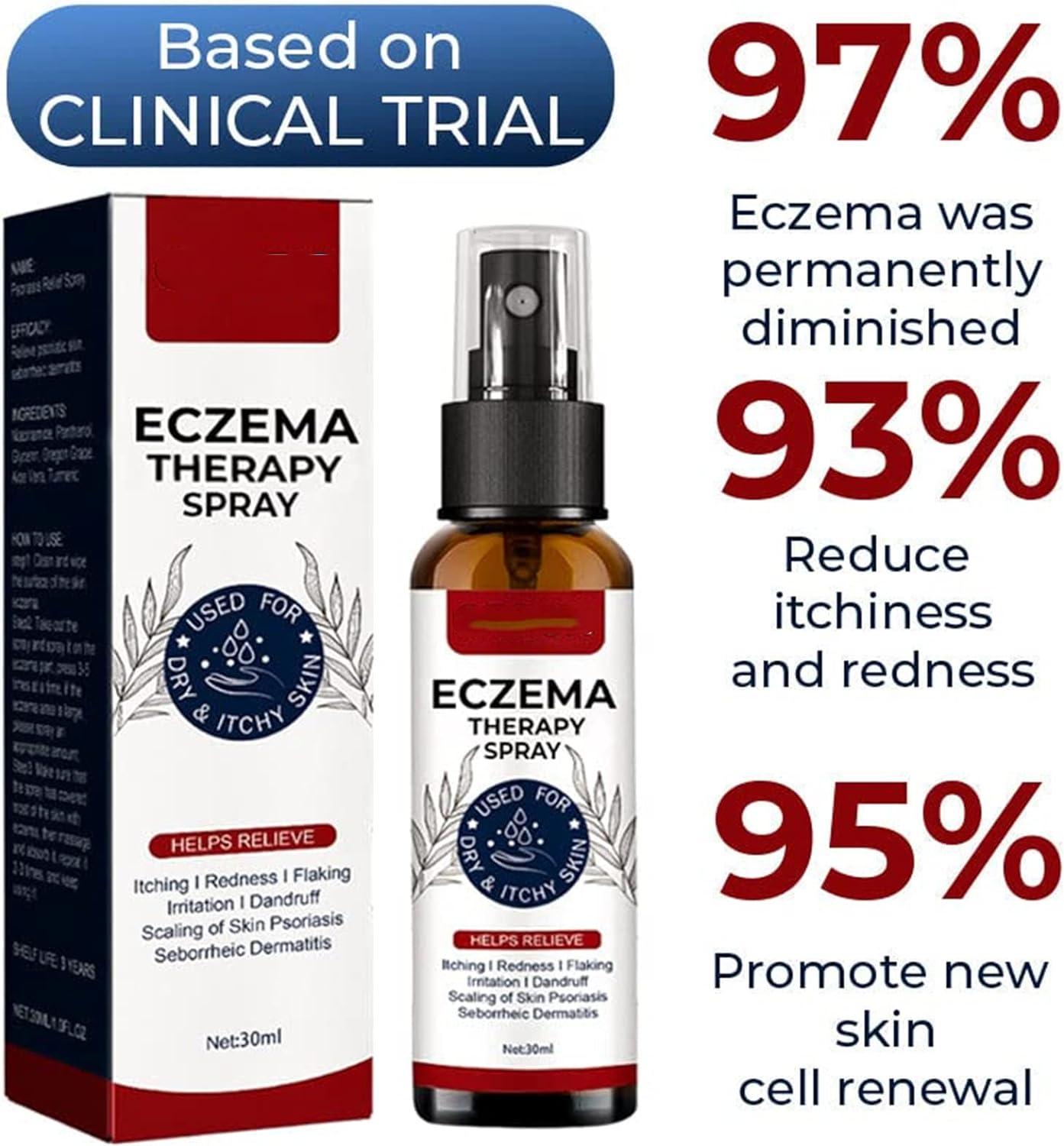 DUBUSH 2023 Eczema Therapy Spray Natural Eczema Relief Spray Eczema