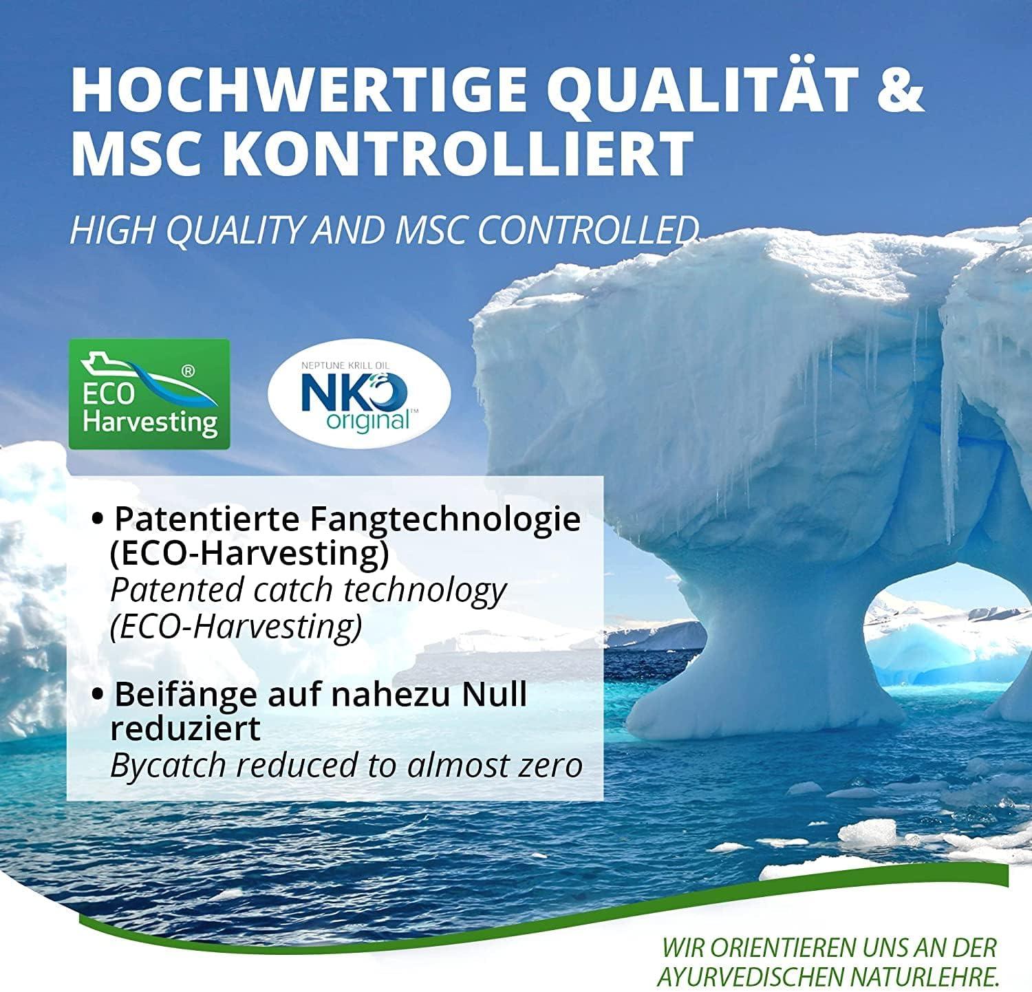 MoriVeda Neptune Krill Oil Capsules I Omega 369 astaxanthin