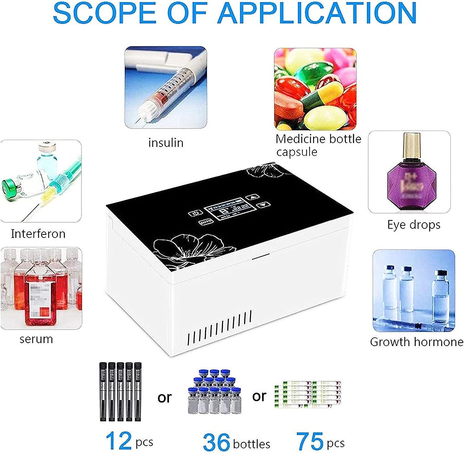 UIBAO Portable Fridge Insulin Refrigerated Box Intelligent Operation