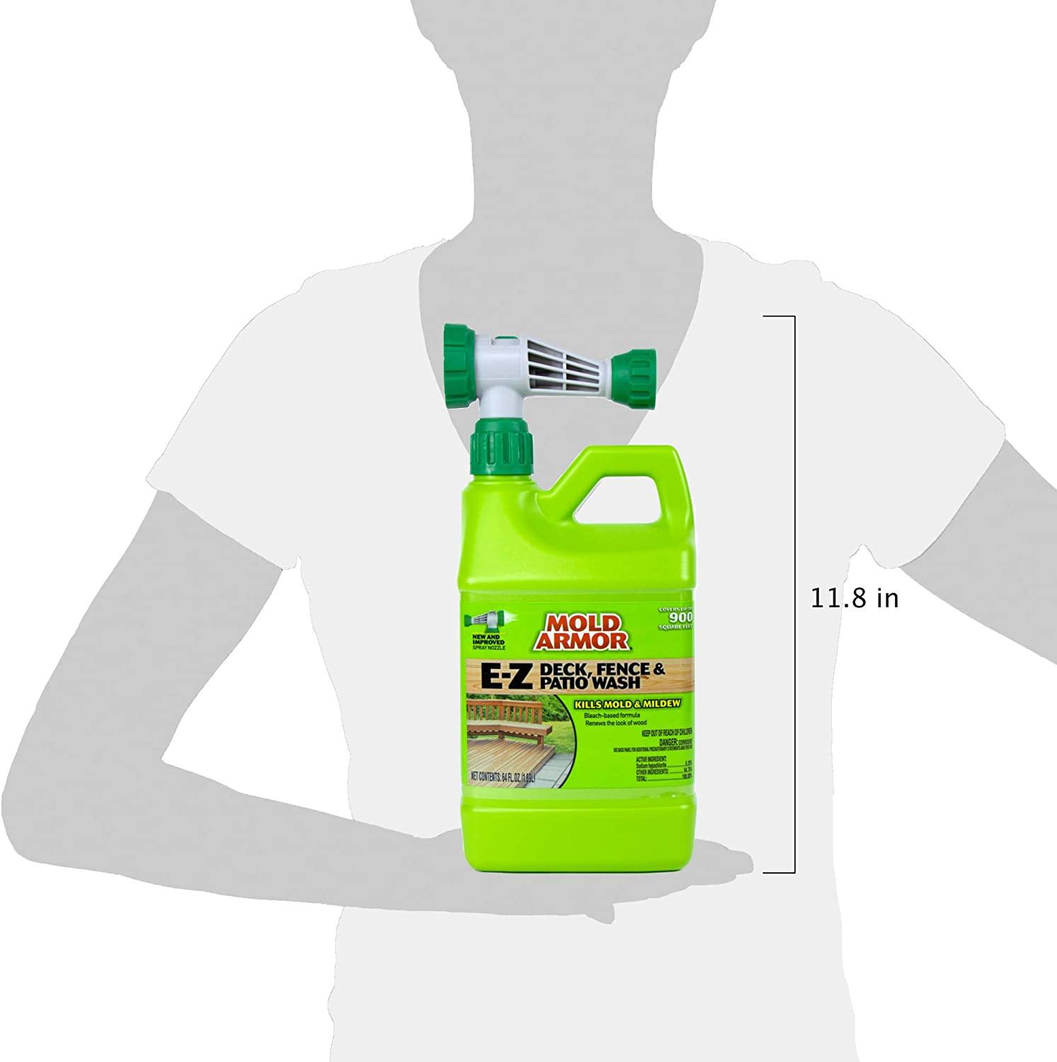 Mold Armor FG51264 EZ Deck, Fence and Patio Wash with HoseEnd Adaptor