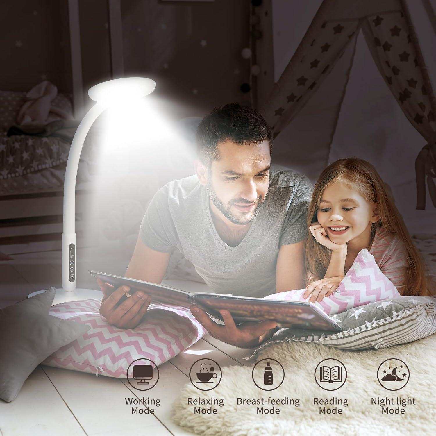 Happy Light Therapy Lamp 11000 Lux LED UV-Free Sunlight Lamp Full Spectrum Happy Therapy Lamp With 10 Adjustable Brightness Levels 2 In 1 Retractable Floor Sad Lamp (White) White-1 | Buy Now - View #7