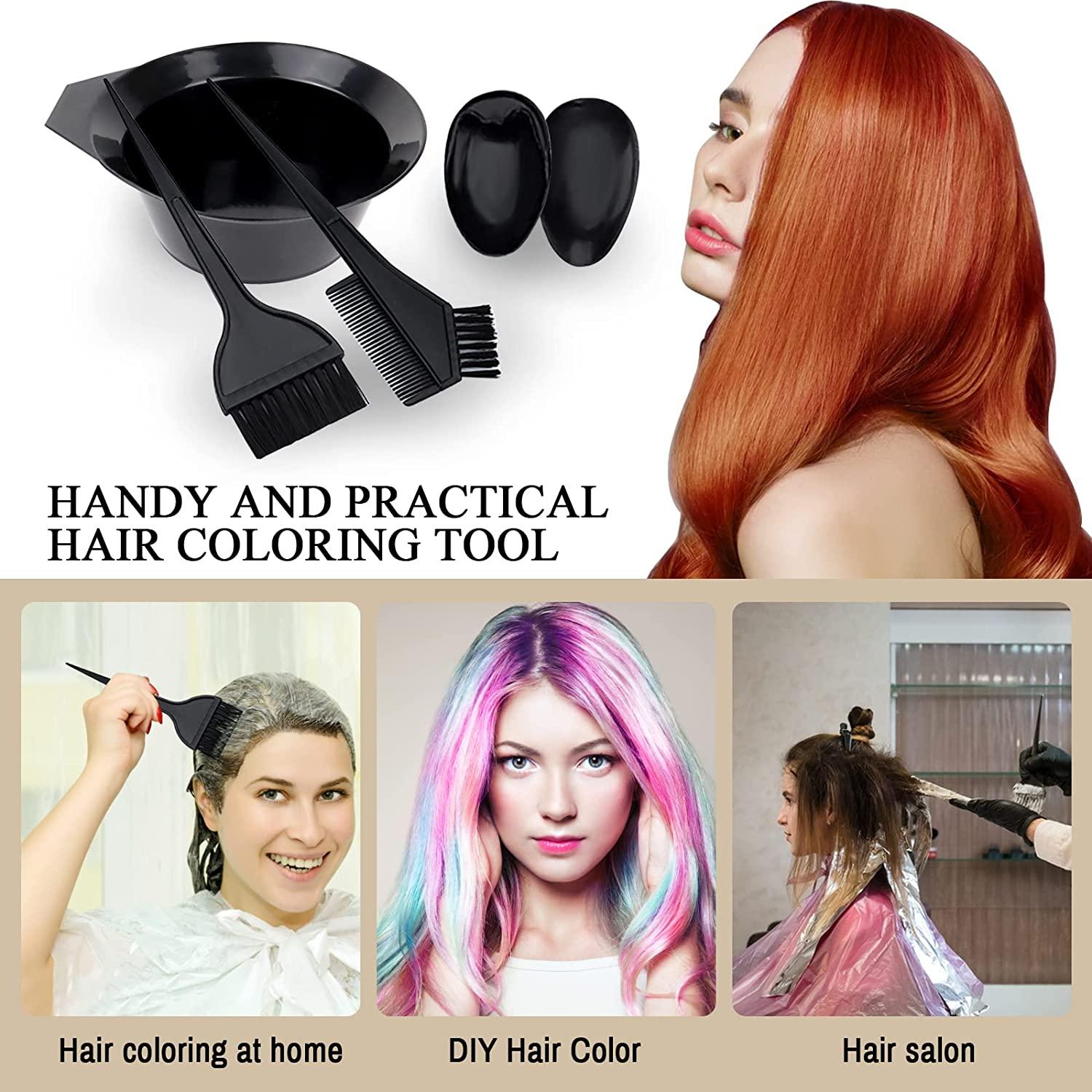 1st Choice Hair Dye Color Brush and Bowl Set, Hair Color Brush Mixing