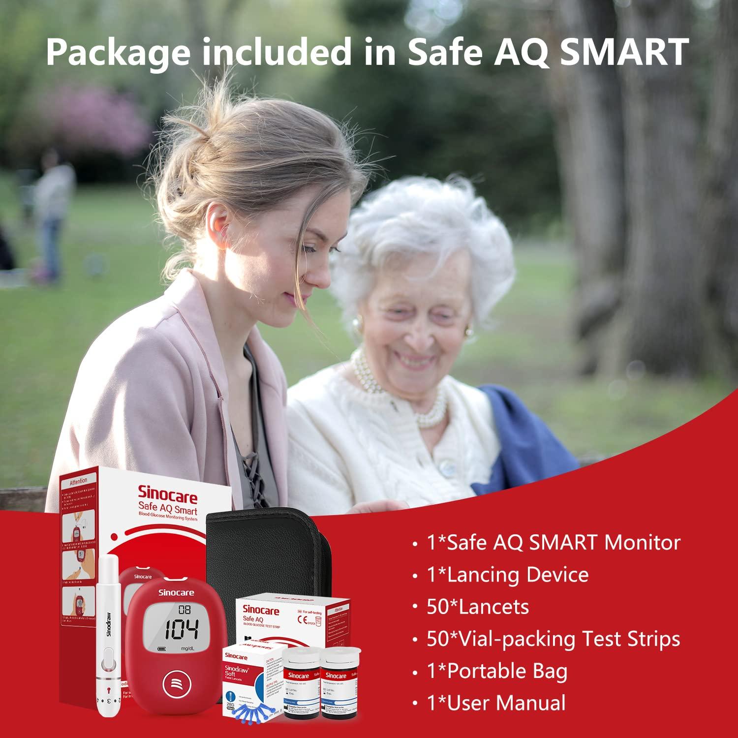 Buy Sugar Meter Blood Sugar Measuring Device With 50 Test Strips