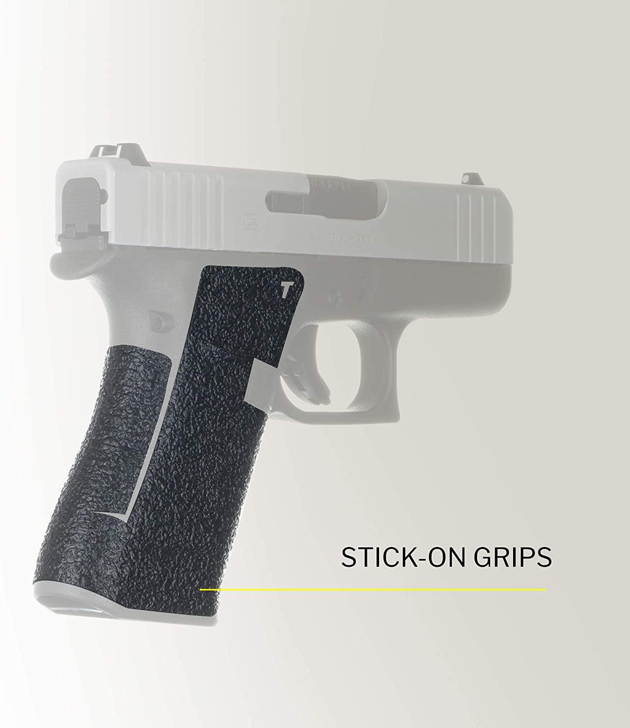 TALON GRIPS Glock 43x 48 Adhesive Pistol Grip Made in USA RubberBlack