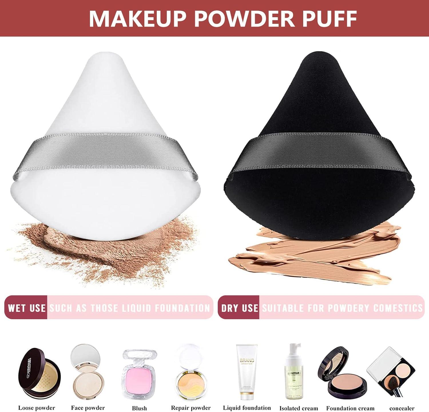 12 Pcs Powder Puff Makeup Puff Triangle Powder Puff Soft Powder Sponge ...