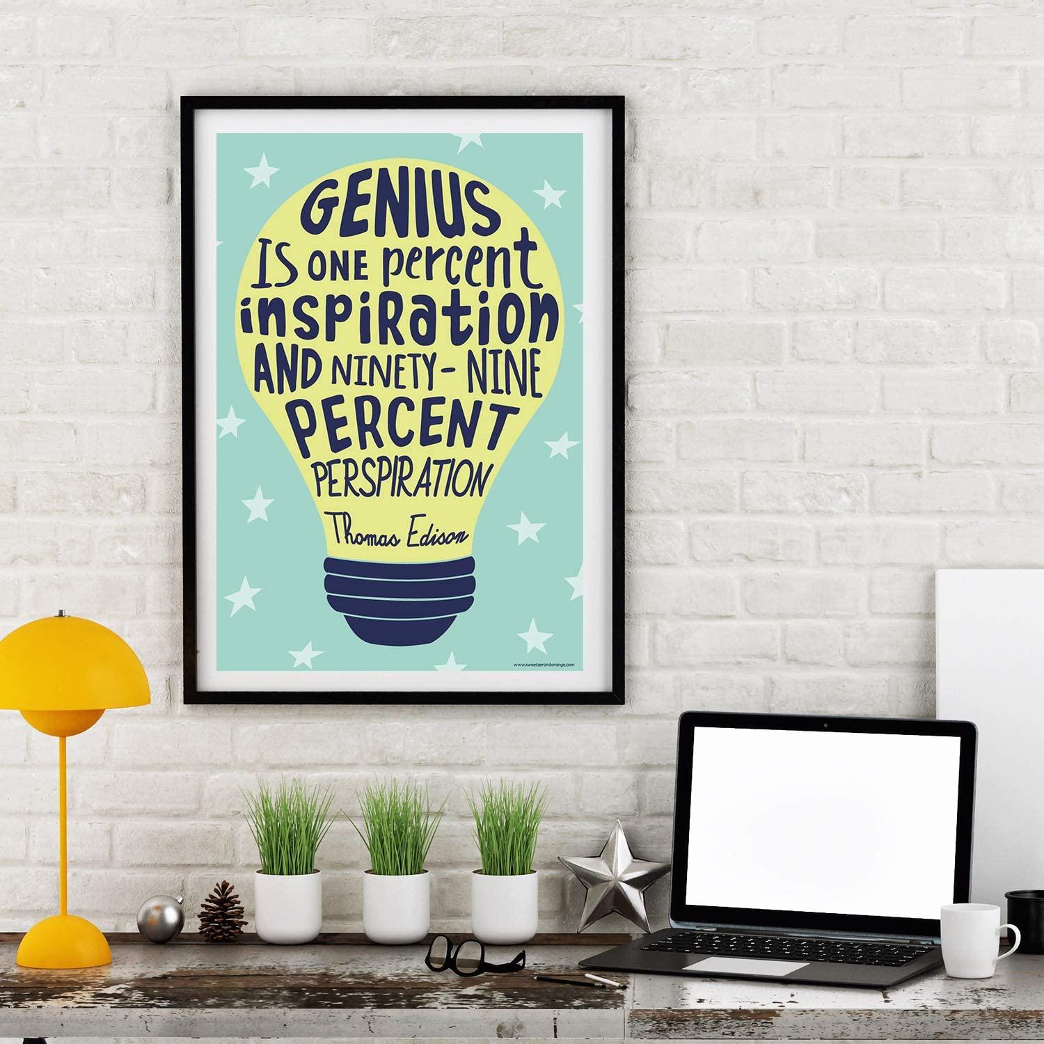 Sweetzer & Orange Growth Mindset Posters for Middle and High School