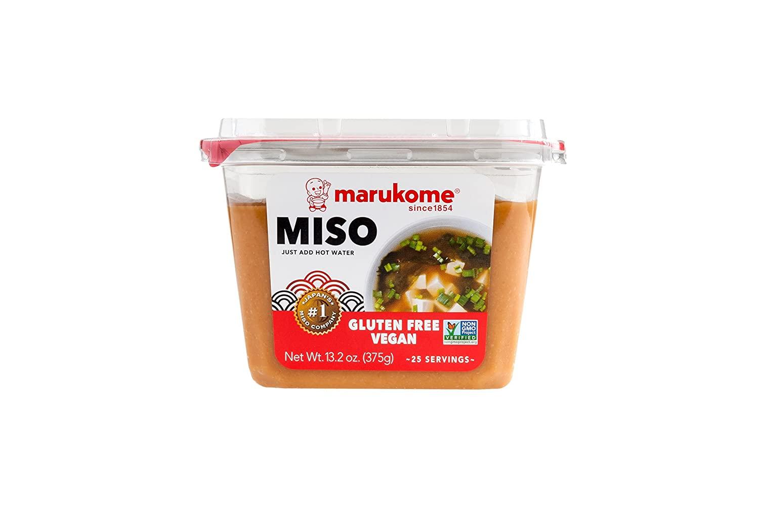 Marukome Miso Gluten Free Vegan 13.2oz - Authentic Japanese Flavor