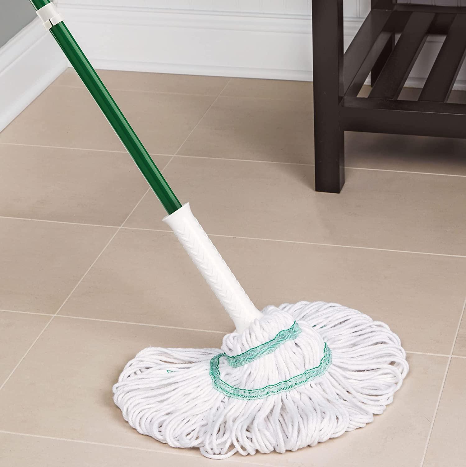 Libman Tornado Mop Plus Refills Kit Twist Mop for Hardwood, Vinyl, Tile, and More. Easy Wringing