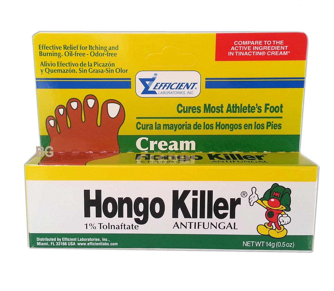 Hongo Killer Antifungal Cream 0.50 oz FastActing Relief for Fungal
