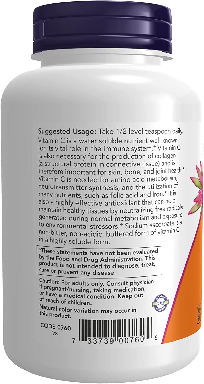 Now Foods Sodium Ascorbate Powder 8 oz (227 g)