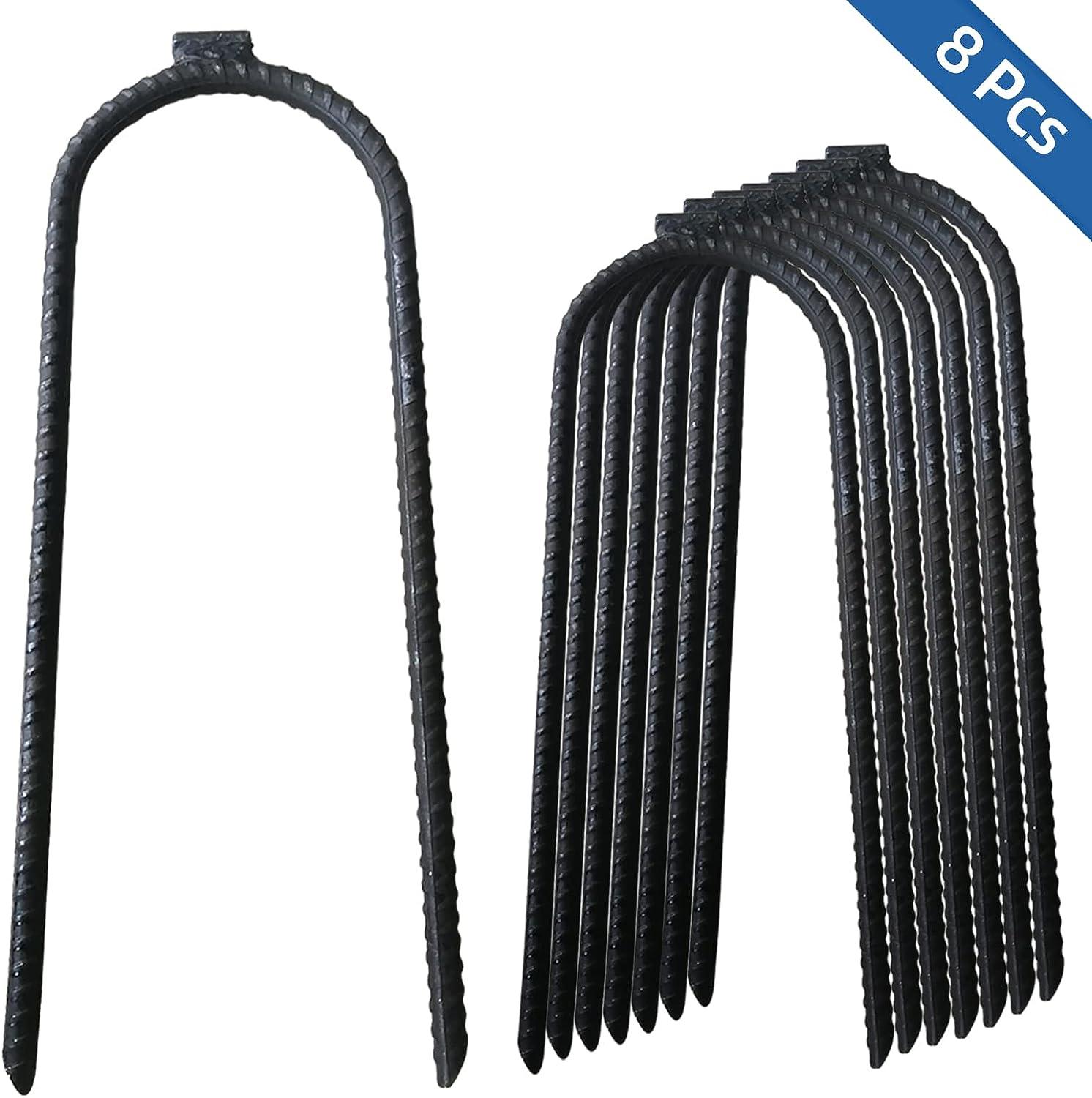 ExtraLarge 10"x3" Heavy Rebar Trampoline Wind Stakes Safety Ground
