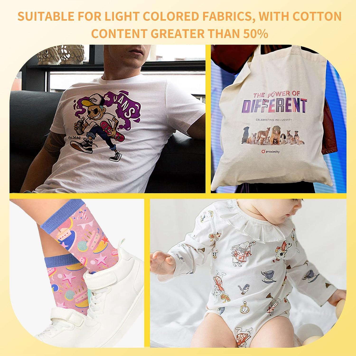 A-SUB Dark Fabric Transfer Paper 8.5''x11'' Compatible with Inkjet