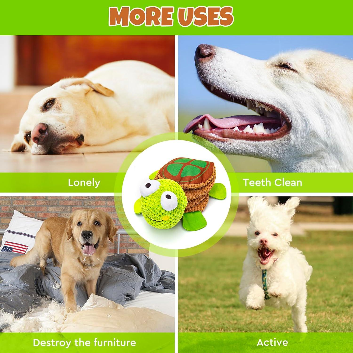 Macco Dog Puzzle Toy - Turtle Squeak & Snuffle Master Foraging Toy for  Small, Medium, and Large Dogs | Buy Now with Express International Delivery  | GoSupps.com